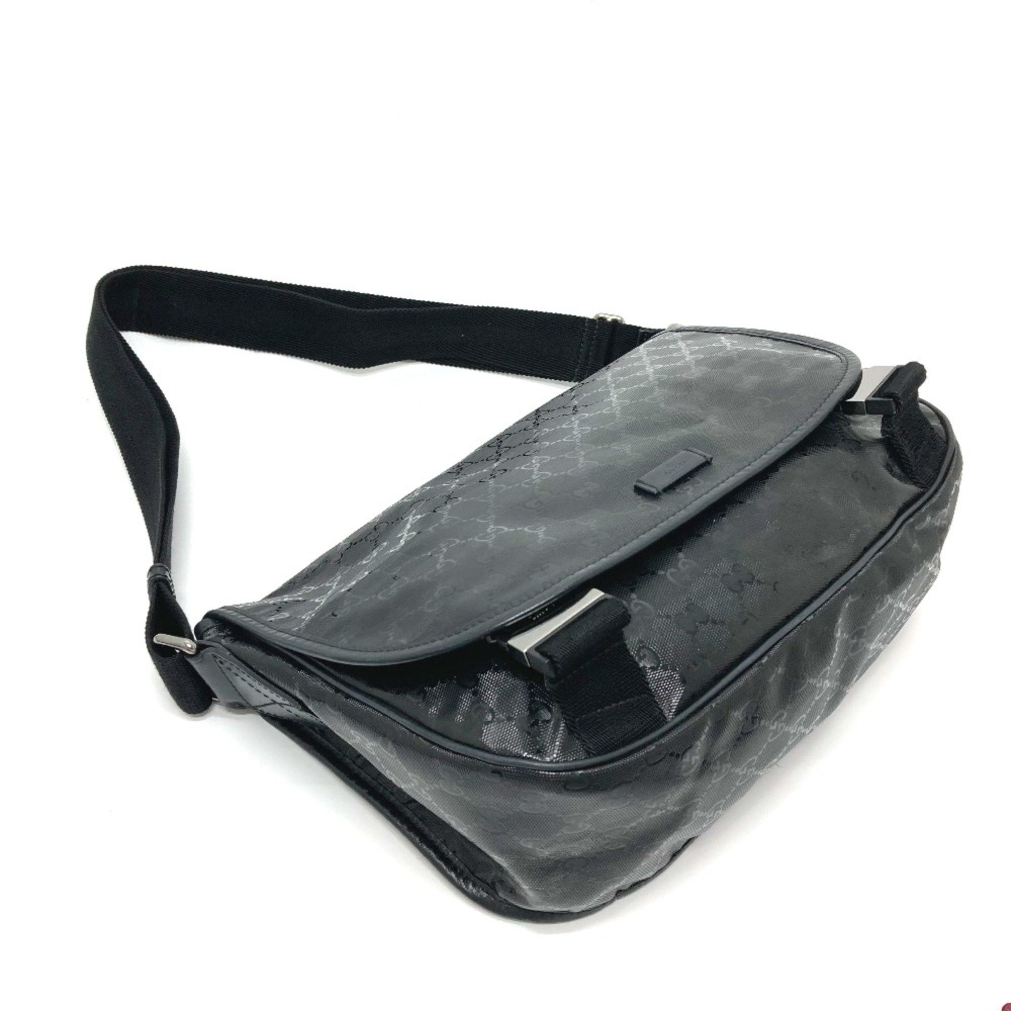 Gucci Gucci 201732 GG implementation Kaban One Shoulder Bag Messenger Bag Shoulder Bag Black Size ONE SIZE - 3 Thumbnail