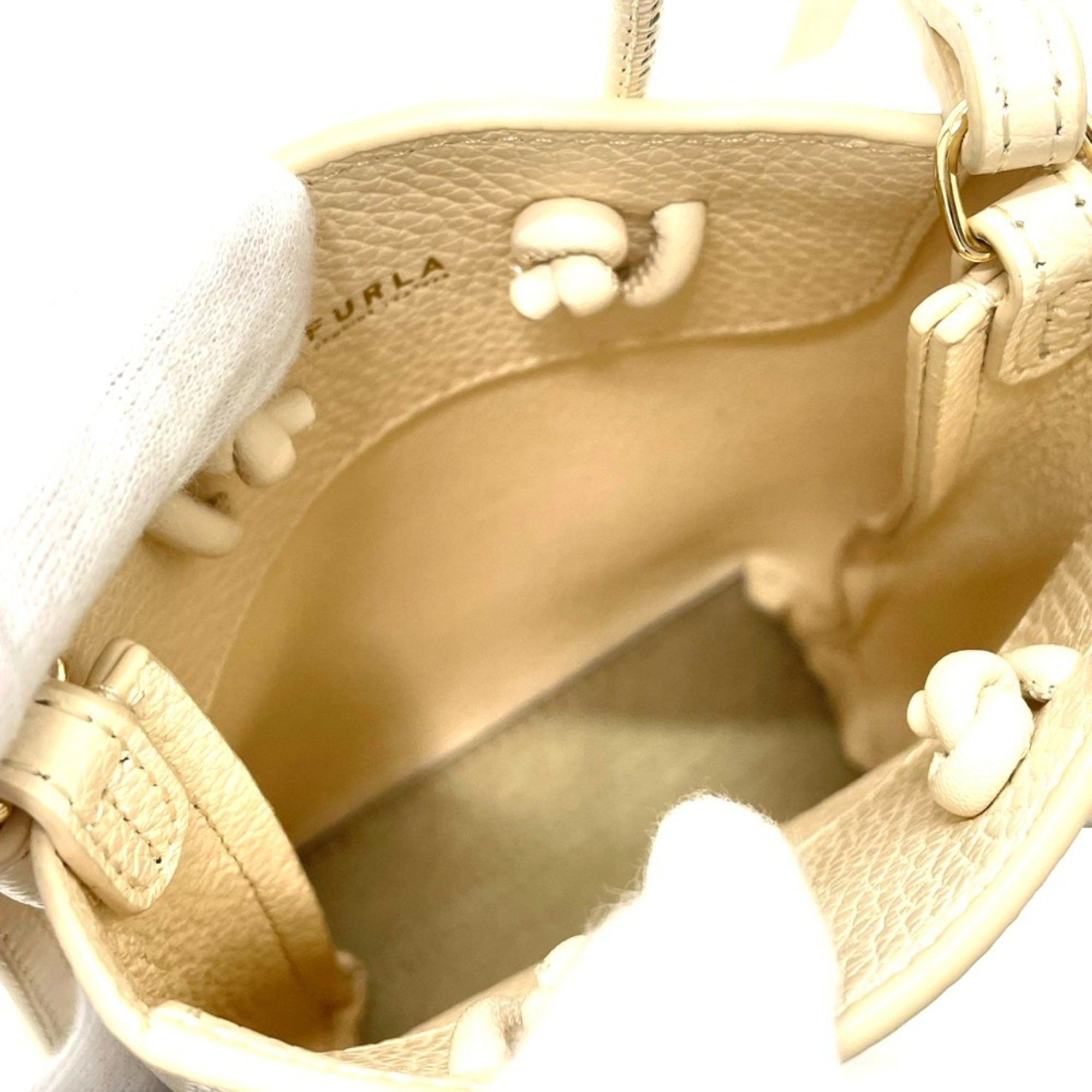 Furla Furla logo Bag 2WAY Hand Bag Shoulder Bag IvoryBased Size ONE SIZE - 8 Thumbnail