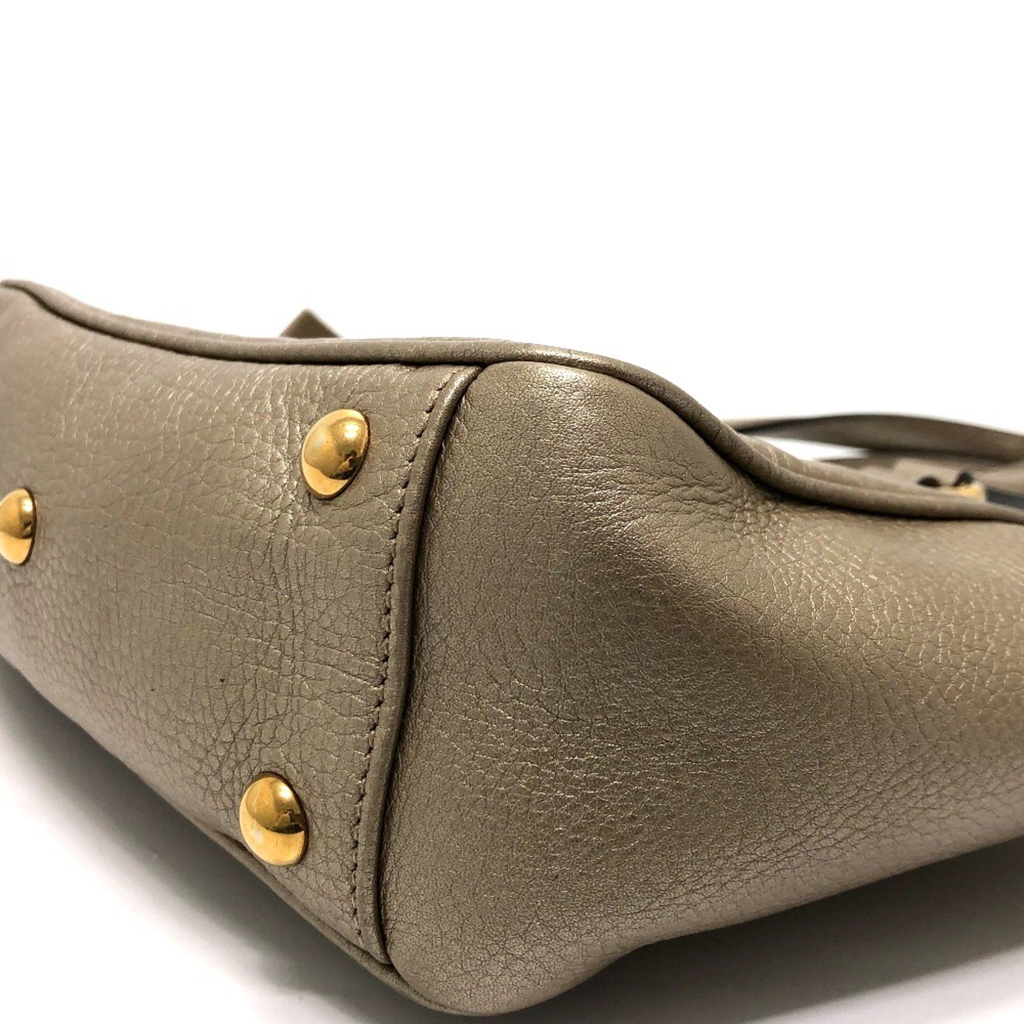 Gucci Gucci 282481 GG Bag Hand Bag Gold GoldHardware Size ONE SIZE - 4 Thumbnail