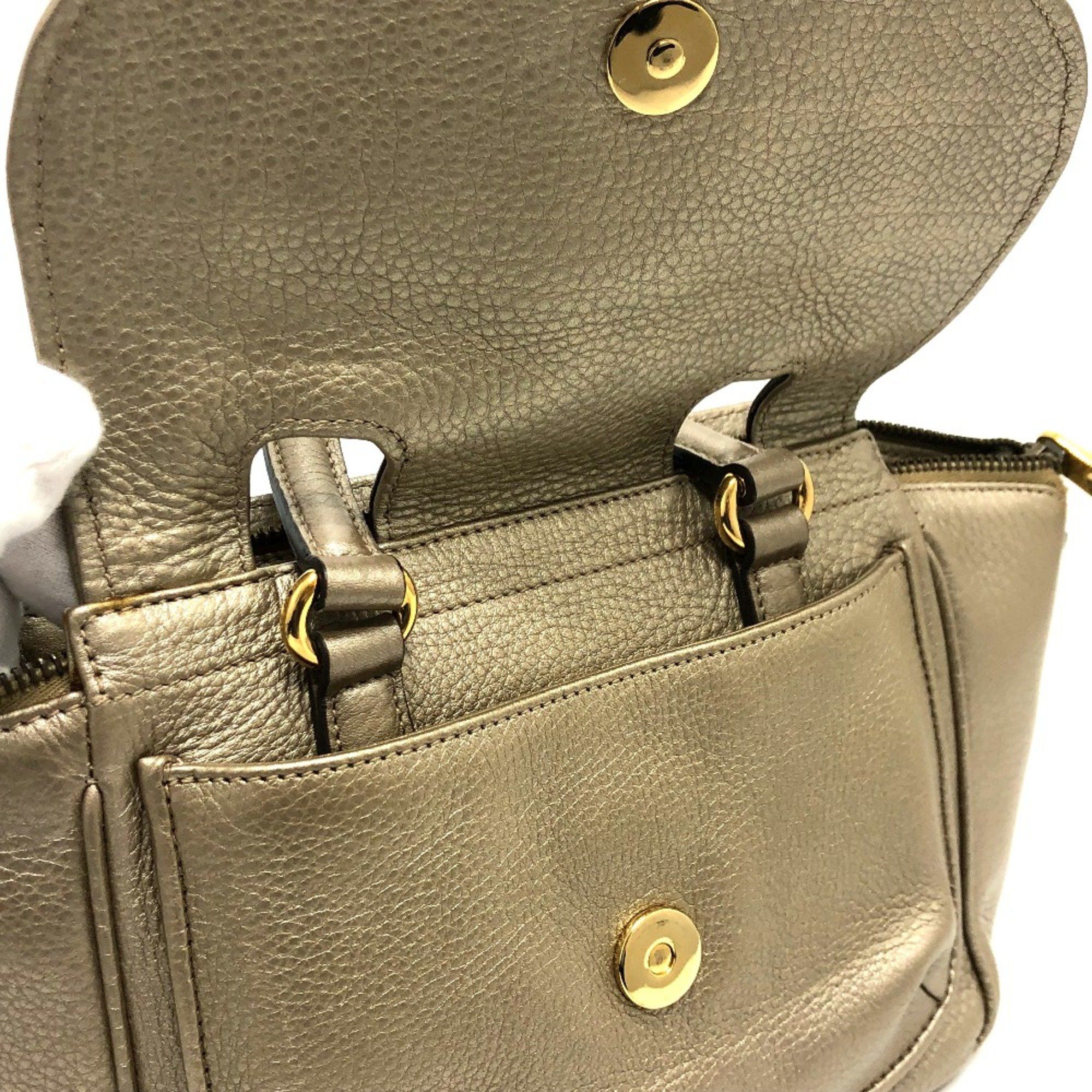 Gucci Gucci 282481 GG Bag Hand Bag Gold GoldHardware Size ONE SIZE - 11 Thumbnail