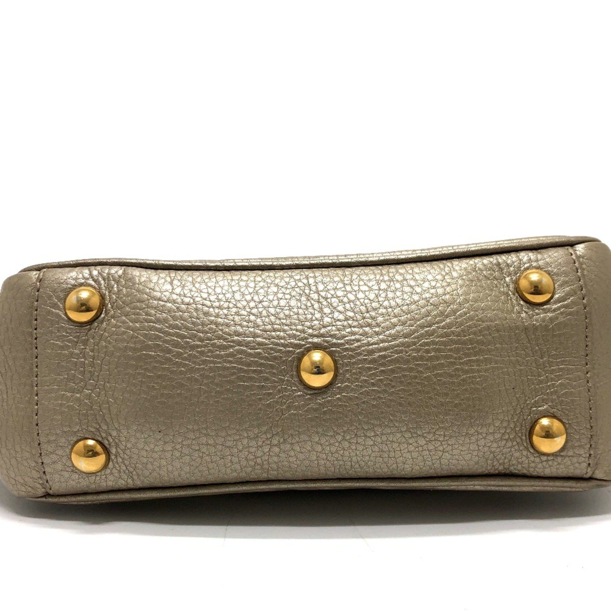 Gucci Gucci 282481 GG Bag Hand Bag Gold GoldHardware Size ONE SIZE - 3 Thumbnail