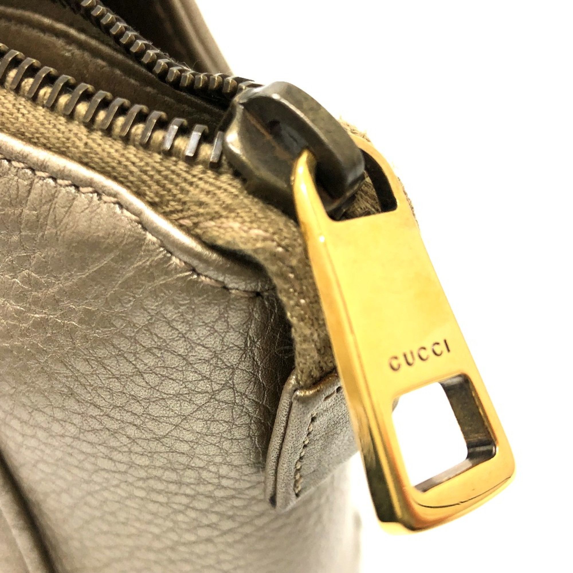 Gucci Gucci 282481 GG Bag Hand Bag Gold GoldHardware Size ONE SIZE - 12 Thumbnail