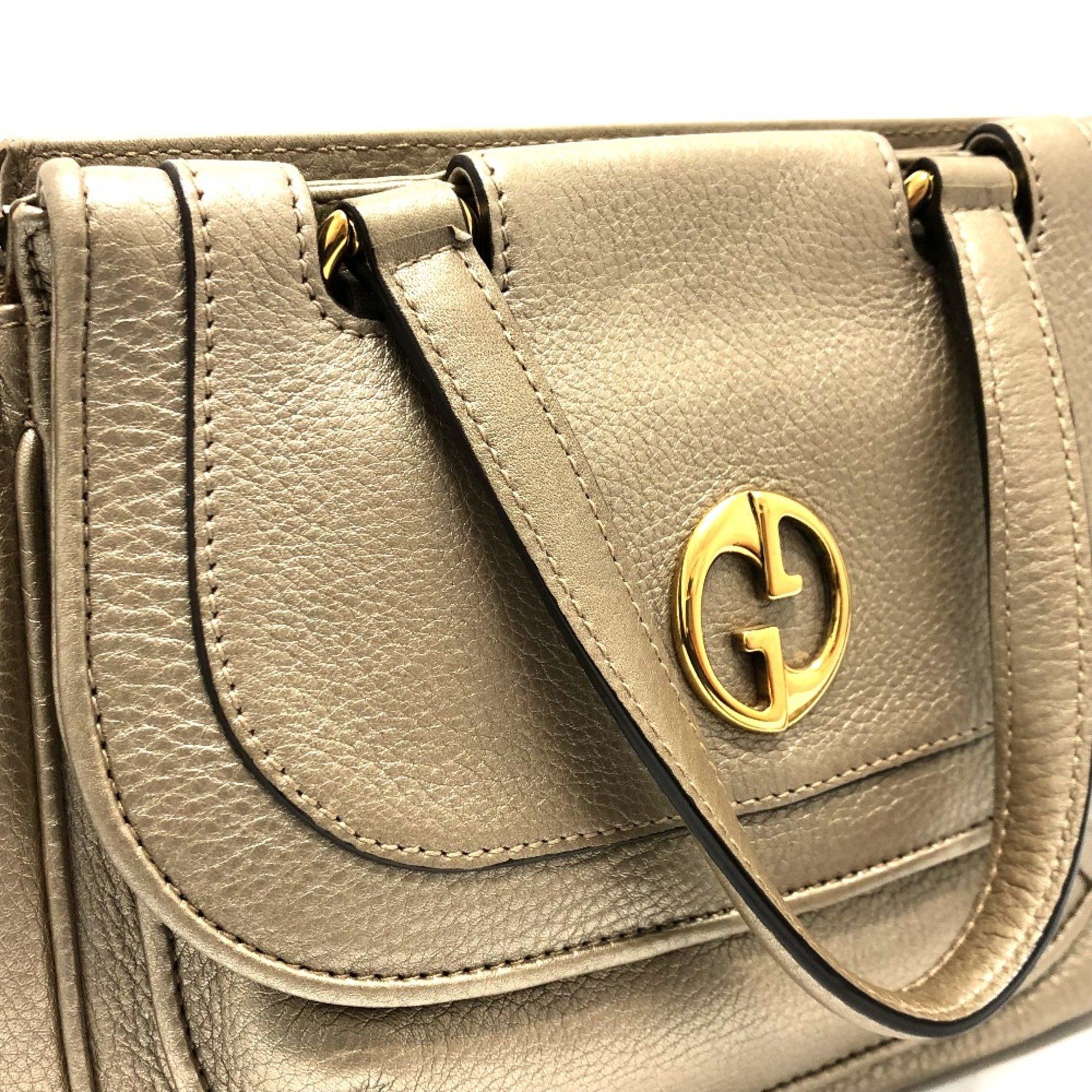 Gucci Gucci 282481 GG Bag Hand Bag Gold GoldHardware Size ONE SIZE - 6 Thumbnail