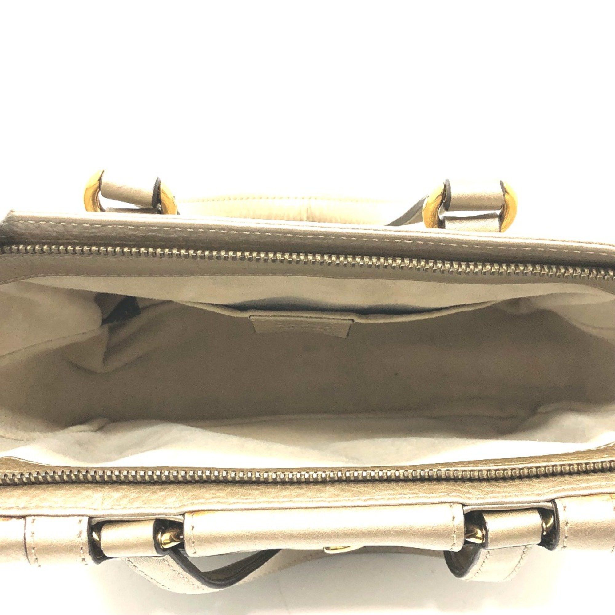 Gucci Gucci 282481 GG Bag Hand Bag Gold GoldHardware Size ONE SIZE - 9 Thumbnail