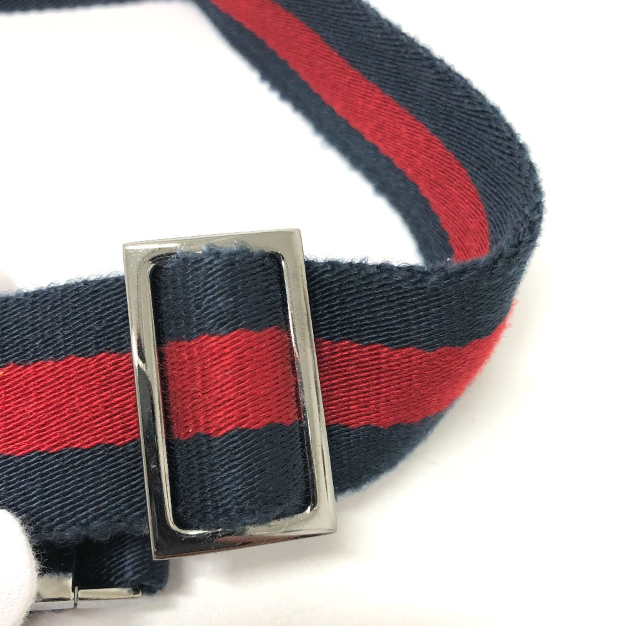 Gucci Gucci 28566 GG/logo Bag Waist Pouch Red SilverHardware Size ONE SIZE - 10 Thumbnail