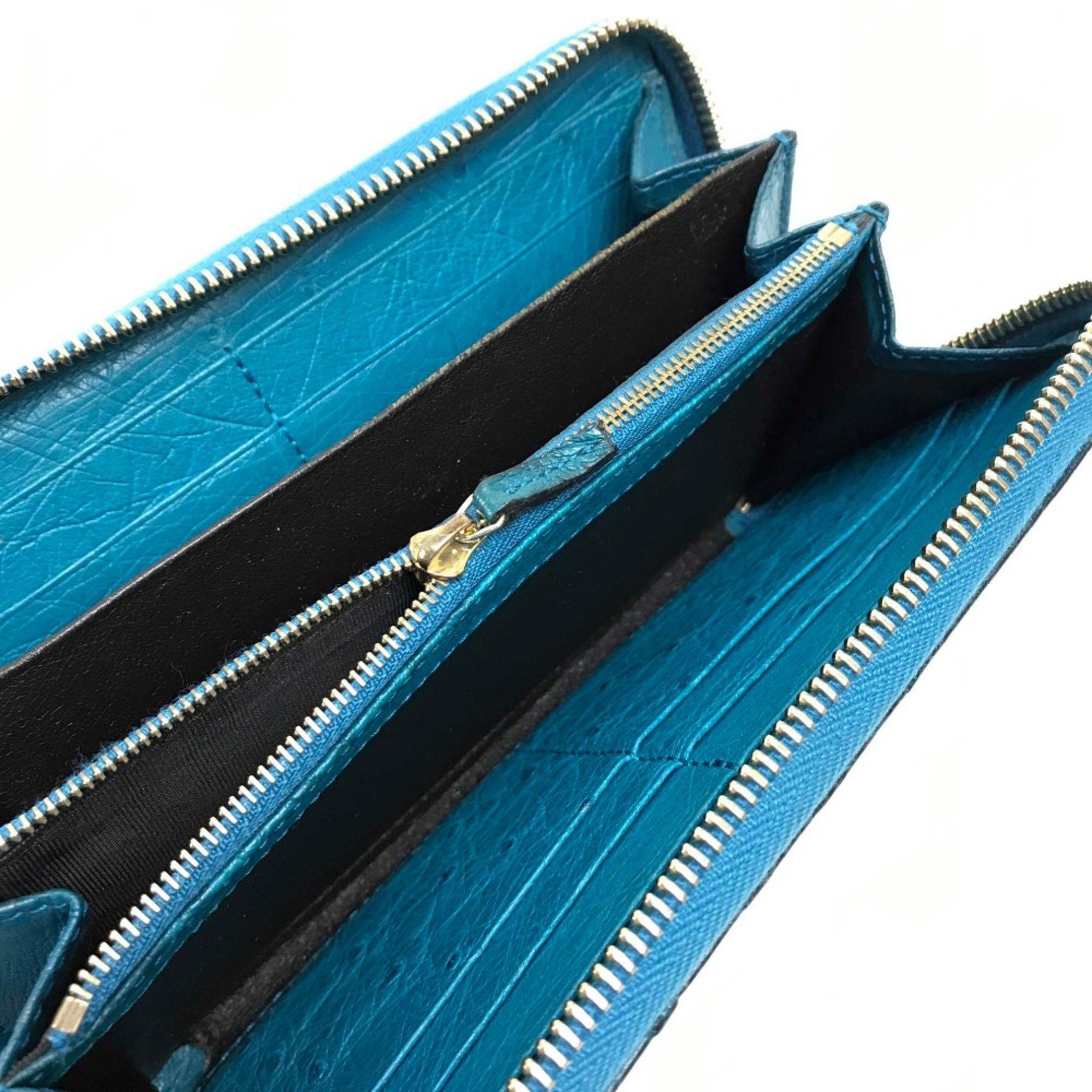 Gucci Gucci 308004 With tassel Zip Around Long Wallet blue Size ONE SIZE - 6 Thumbnail