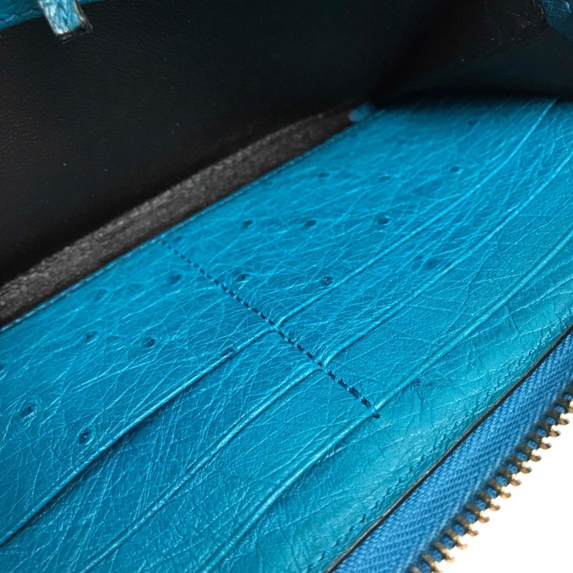 Gucci Gucci 308004 With tassel Zip Around Long Wallet blue Size ONE SIZE - 7 Thumbnail
