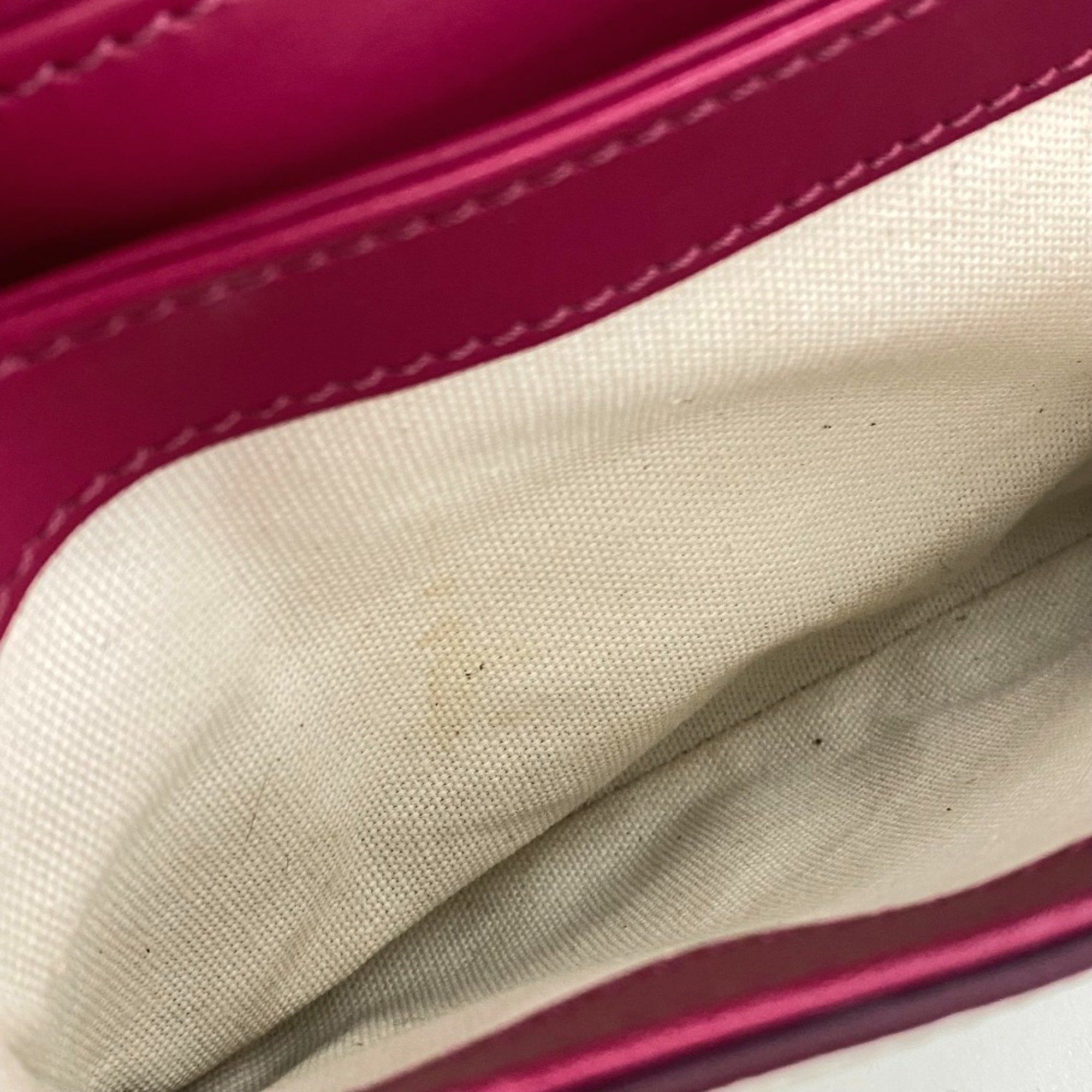 Givenchy Givenchy flap Bag Pochette Crossbody Shoulder Bag Pink x White Size ONE SIZE - 13 Thumbnail