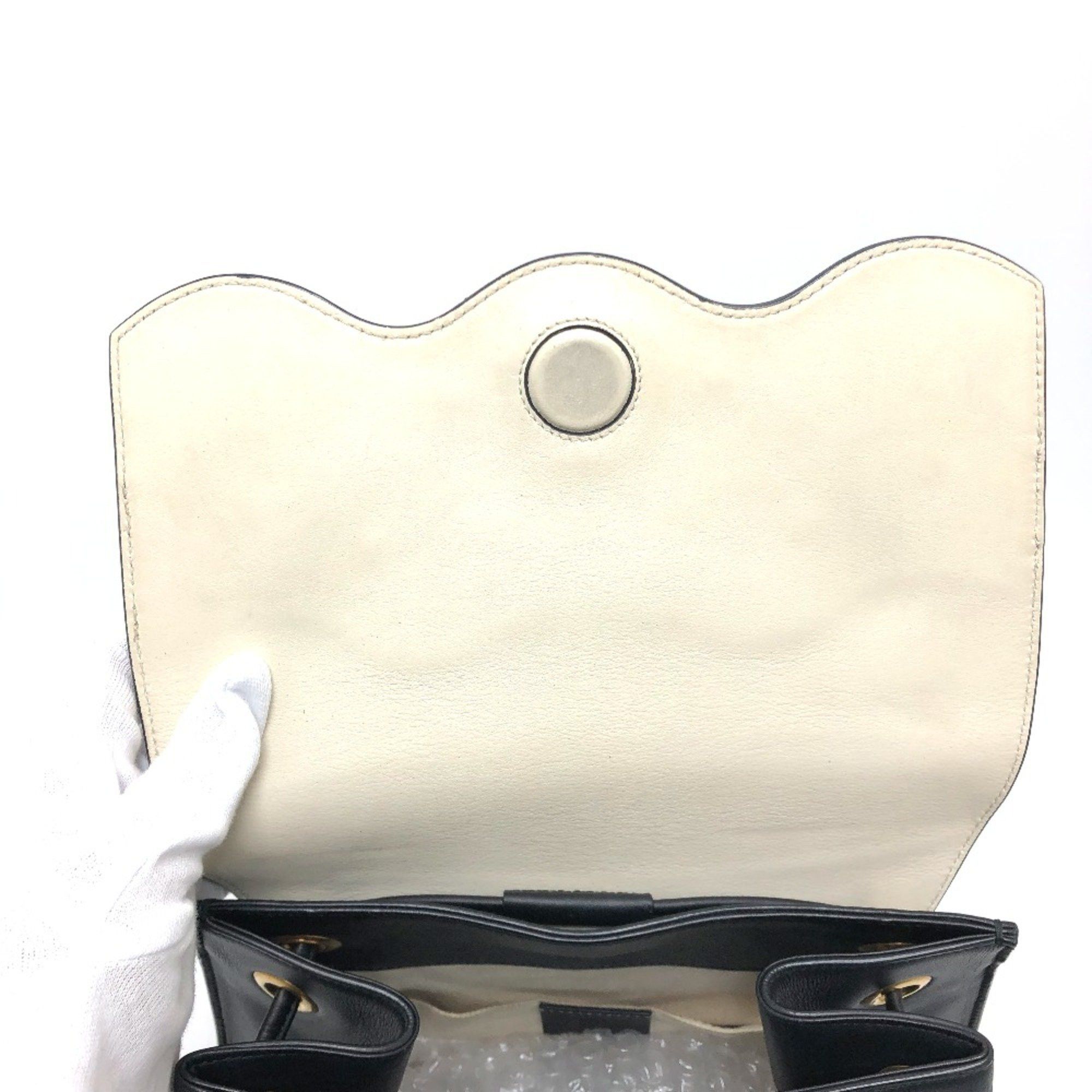 Gucci Gucci 432266 Studs bag backpack Backpack Black GoldHardware Size ONE SIZE - 11 Thumbnail