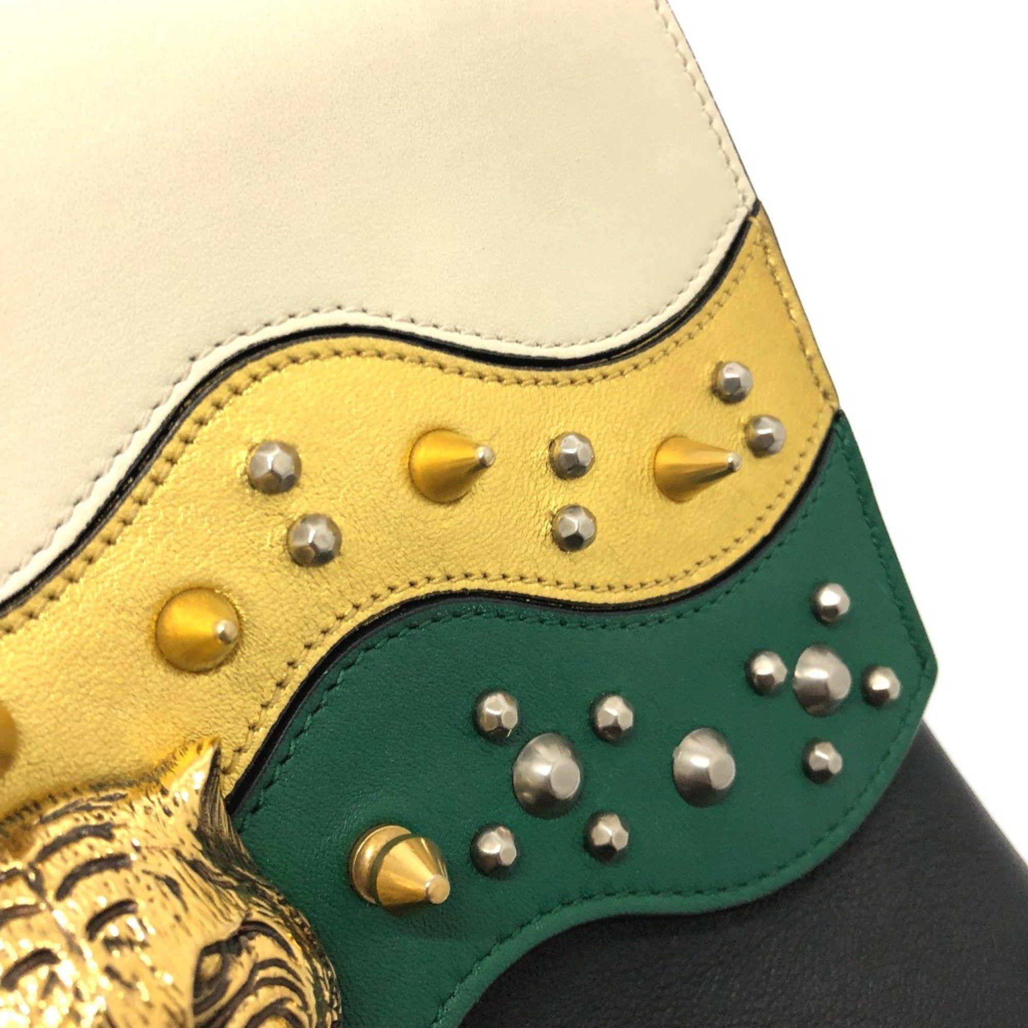 Gucci Gucci 432266 Studs bag backpack Backpack Black GoldHardware Size ONE SIZE - 17 Thumbnail