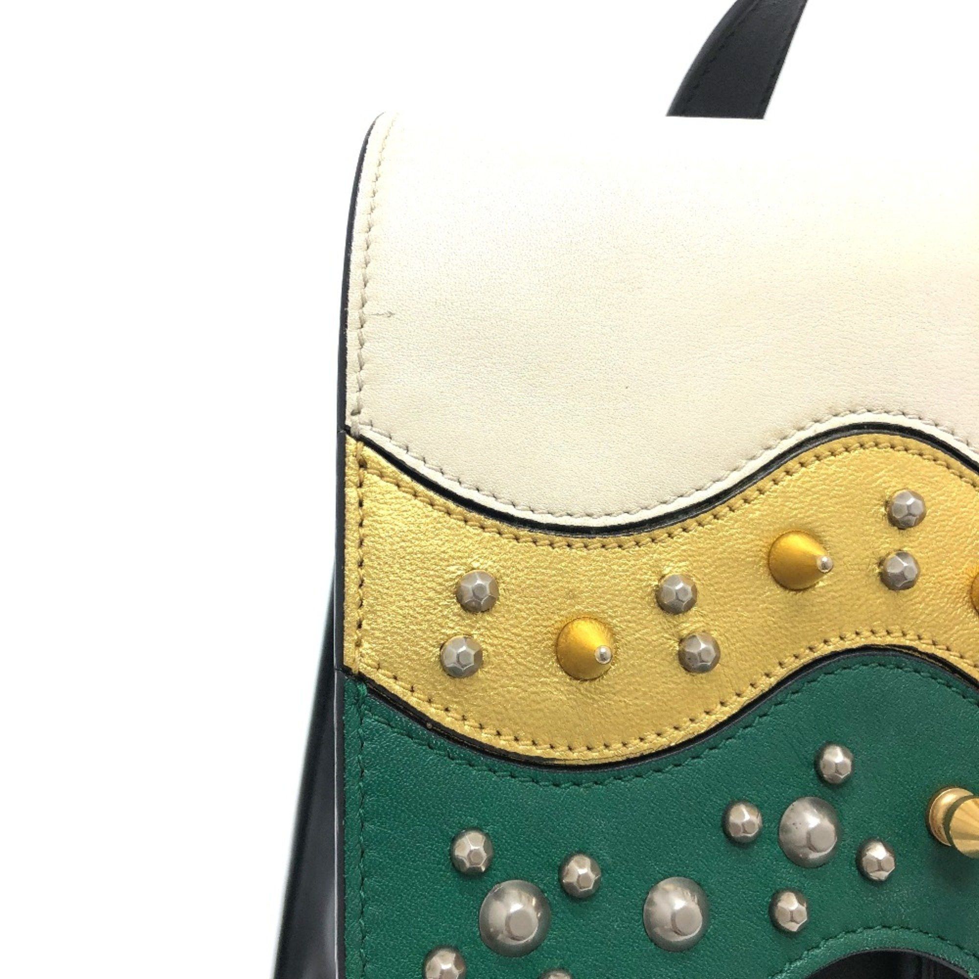 Gucci Gucci 432266 Studs bag backpack Backpack Black GoldHardware Size ONE SIZE - 7 Thumbnail