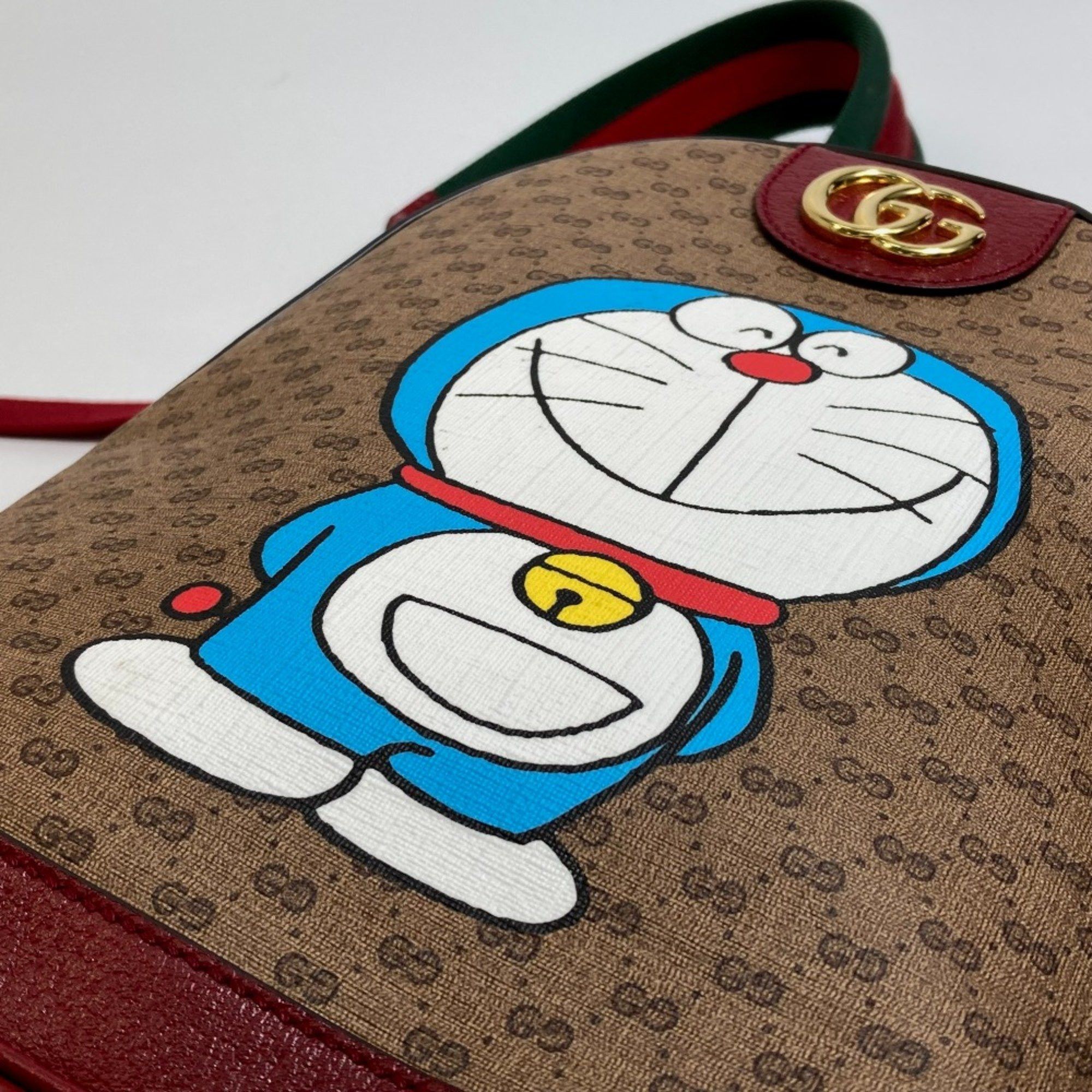 Gucci Gucci 647816 GG Supreme Backpack Backpack Beige x Red Size ONE SIZE - 13 Thumbnail