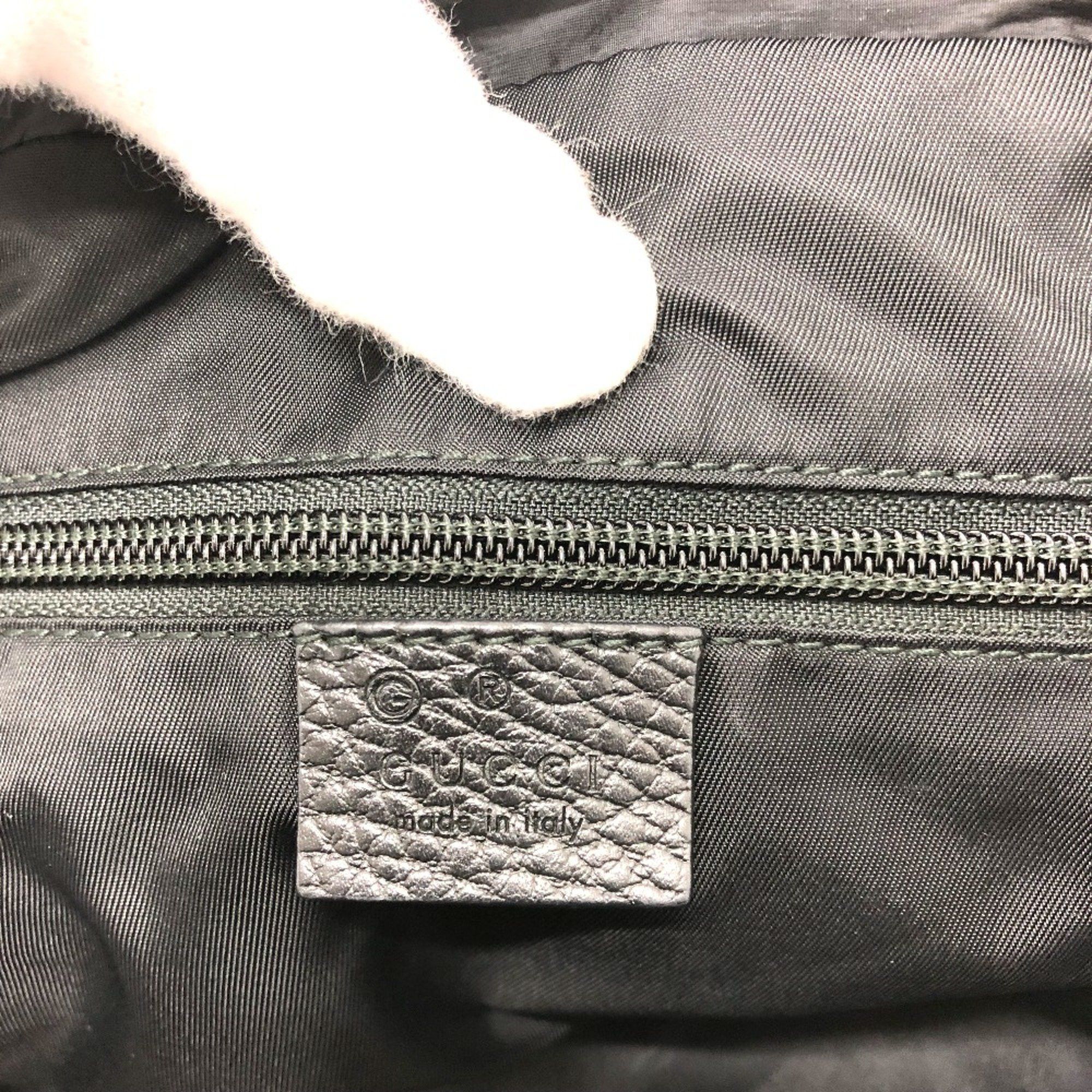 Gucci Gucci 510332 GG Bag 2WAY Tote Bag Black SilverHardware Size ONE SIZE - 10 Thumbnail