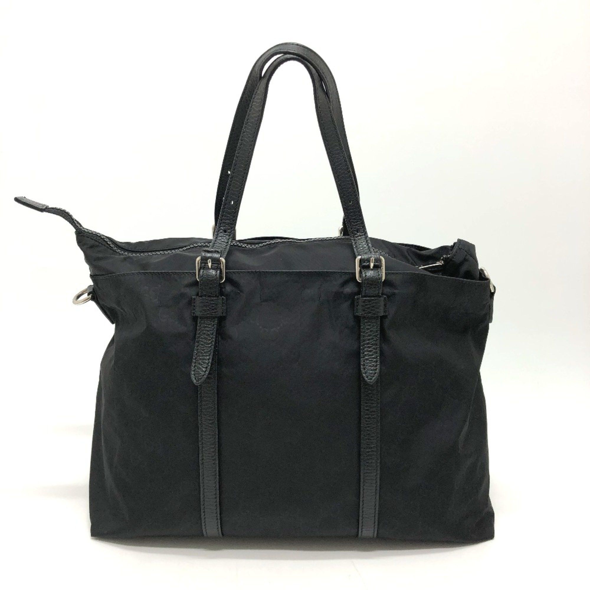 Gucci Gucci 510332 GG Bag 2WAY Tote Bag Black SilverHardware Size ONE SIZE - 2 Thumbnail