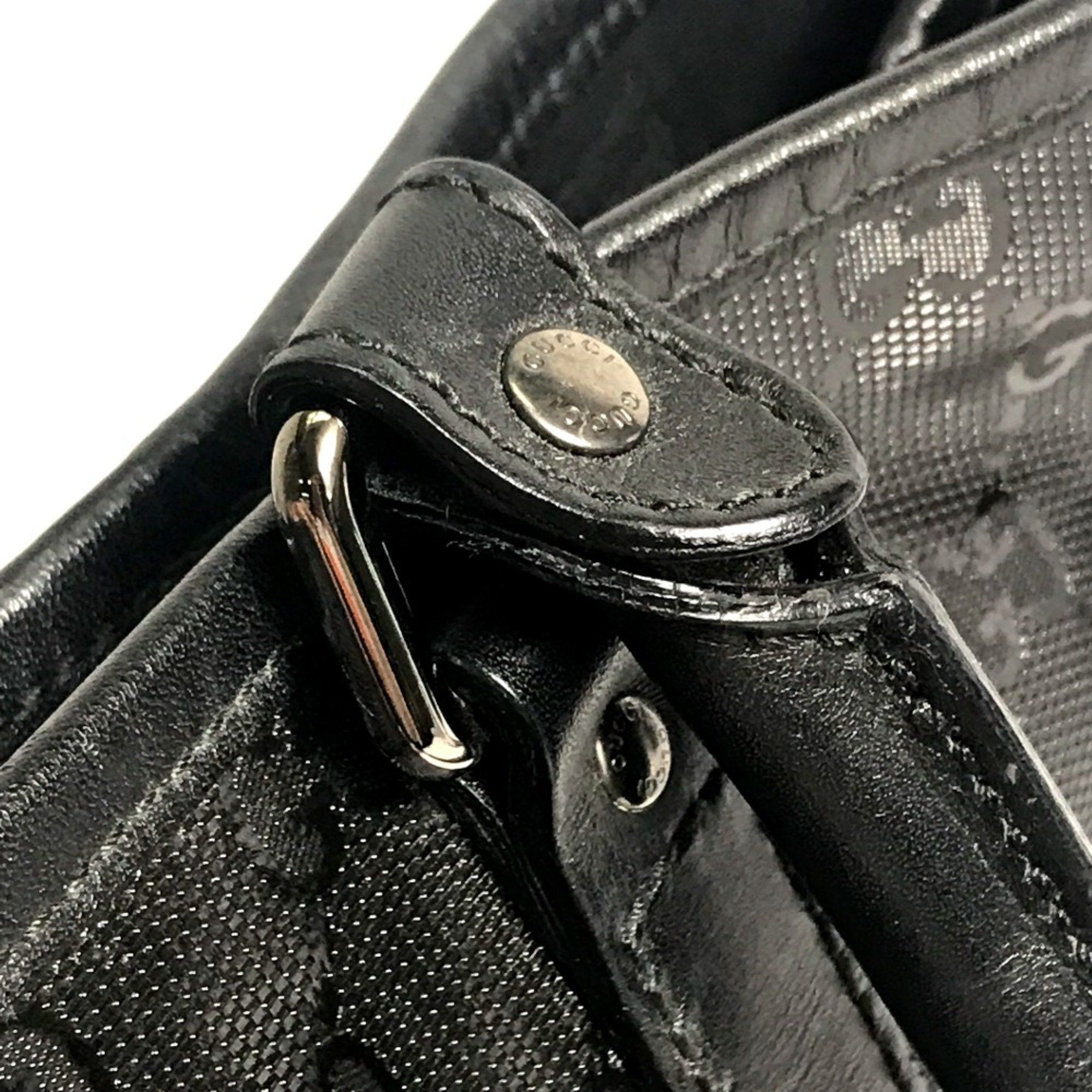 Gucci Gucci 223668 GG implementation Bag Tote Bag Black Size ONE SIZE - 10 Thumbnail