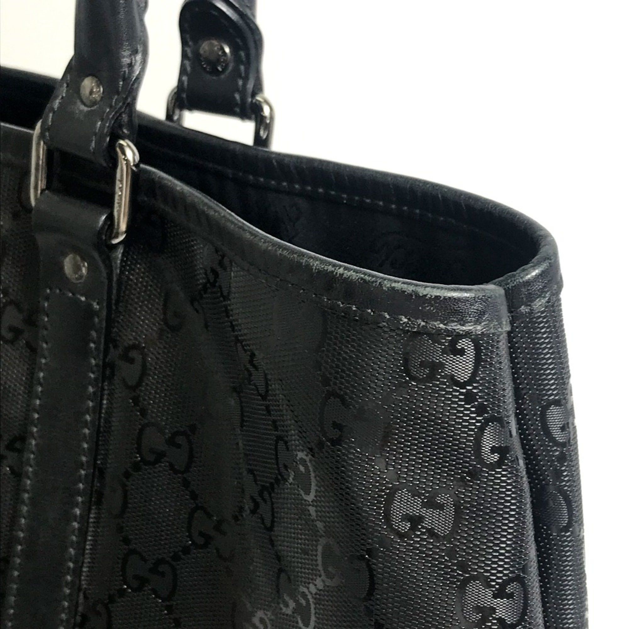 Gucci Gucci 223668 GG implementation Bag Tote Bag Black Size ONE SIZE - 6 Thumbnail