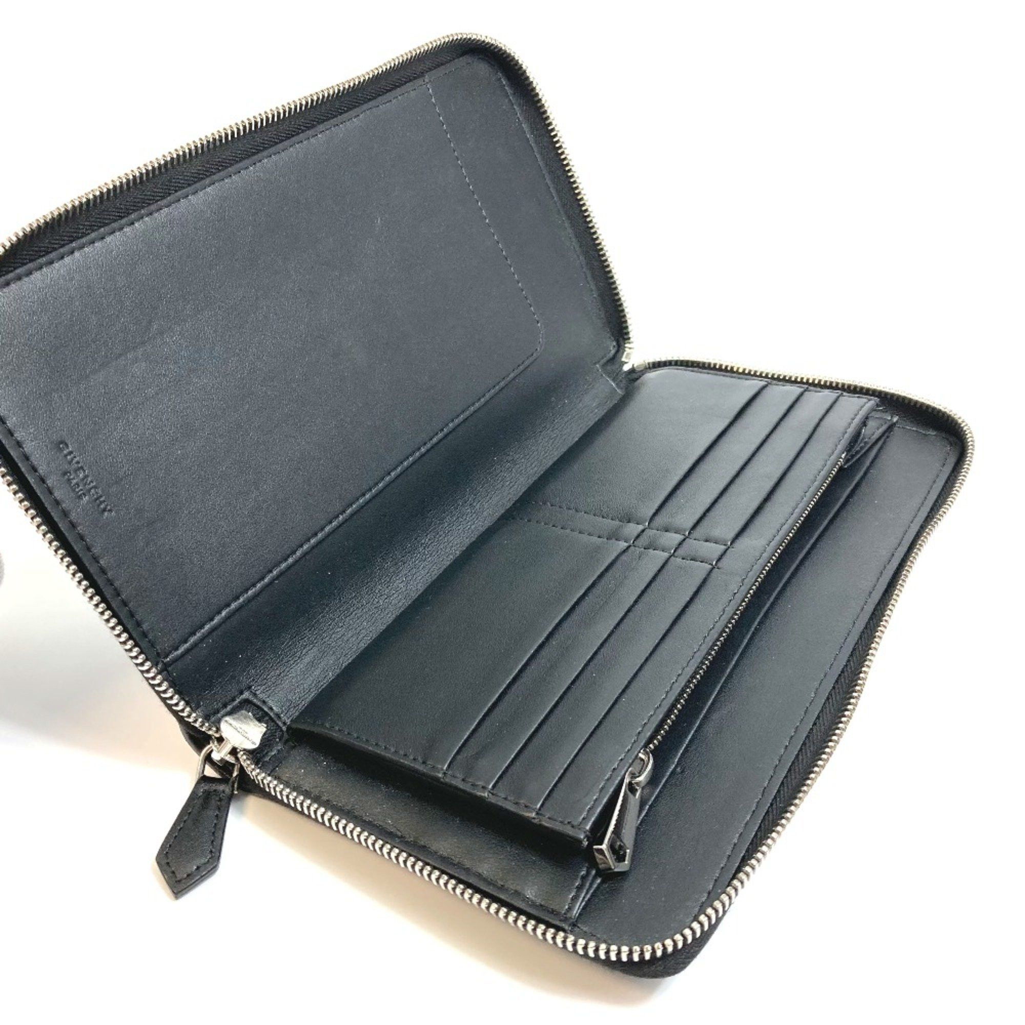 Givenchy Givenchy I FEEL LOVE Zip Around Long Wallet Black Size ONE SIZE - 7 Thumbnail