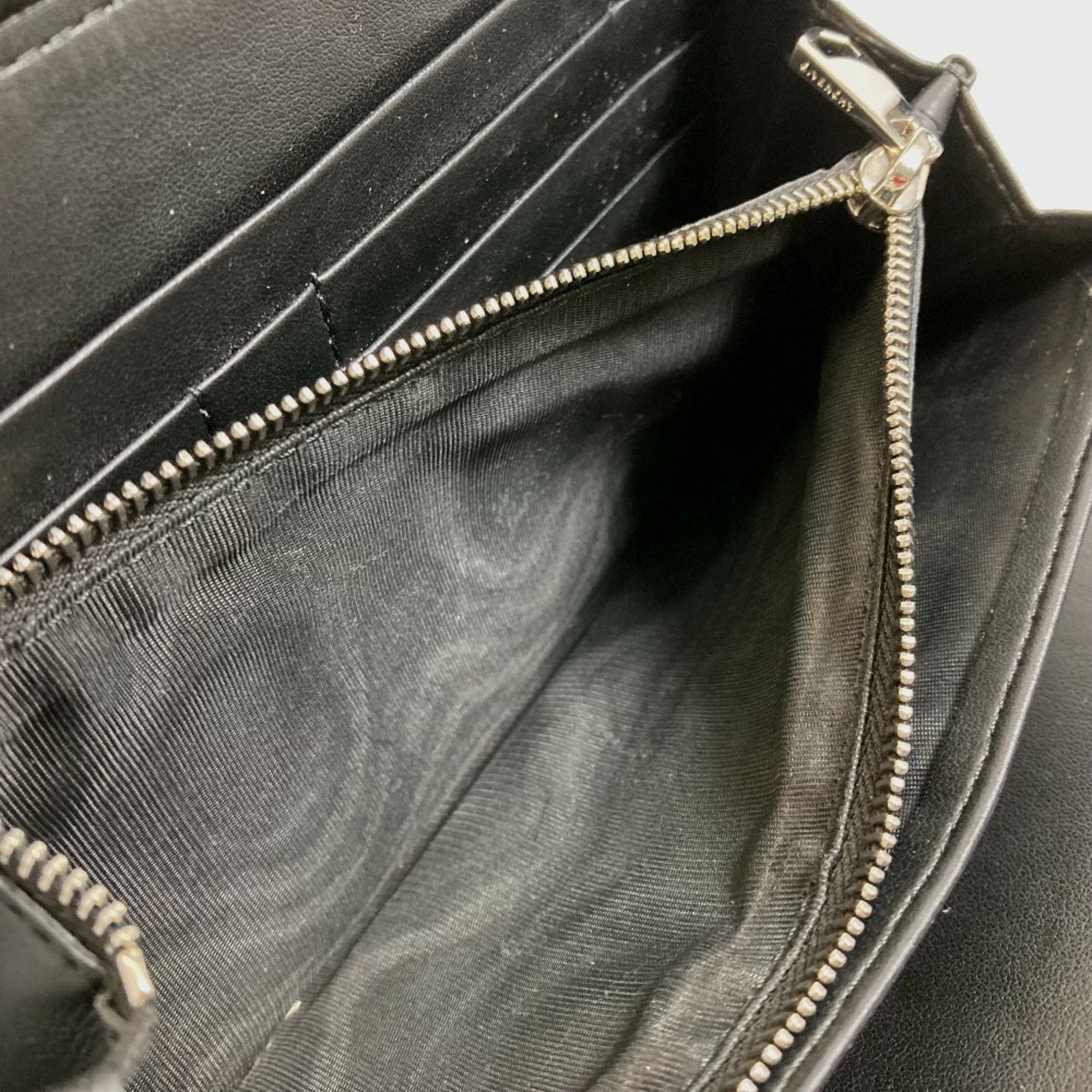 Givenchy Givenchy I FEEL LOVE Zip Around Long Wallet Black Size ONE SIZE - 15 Thumbnail