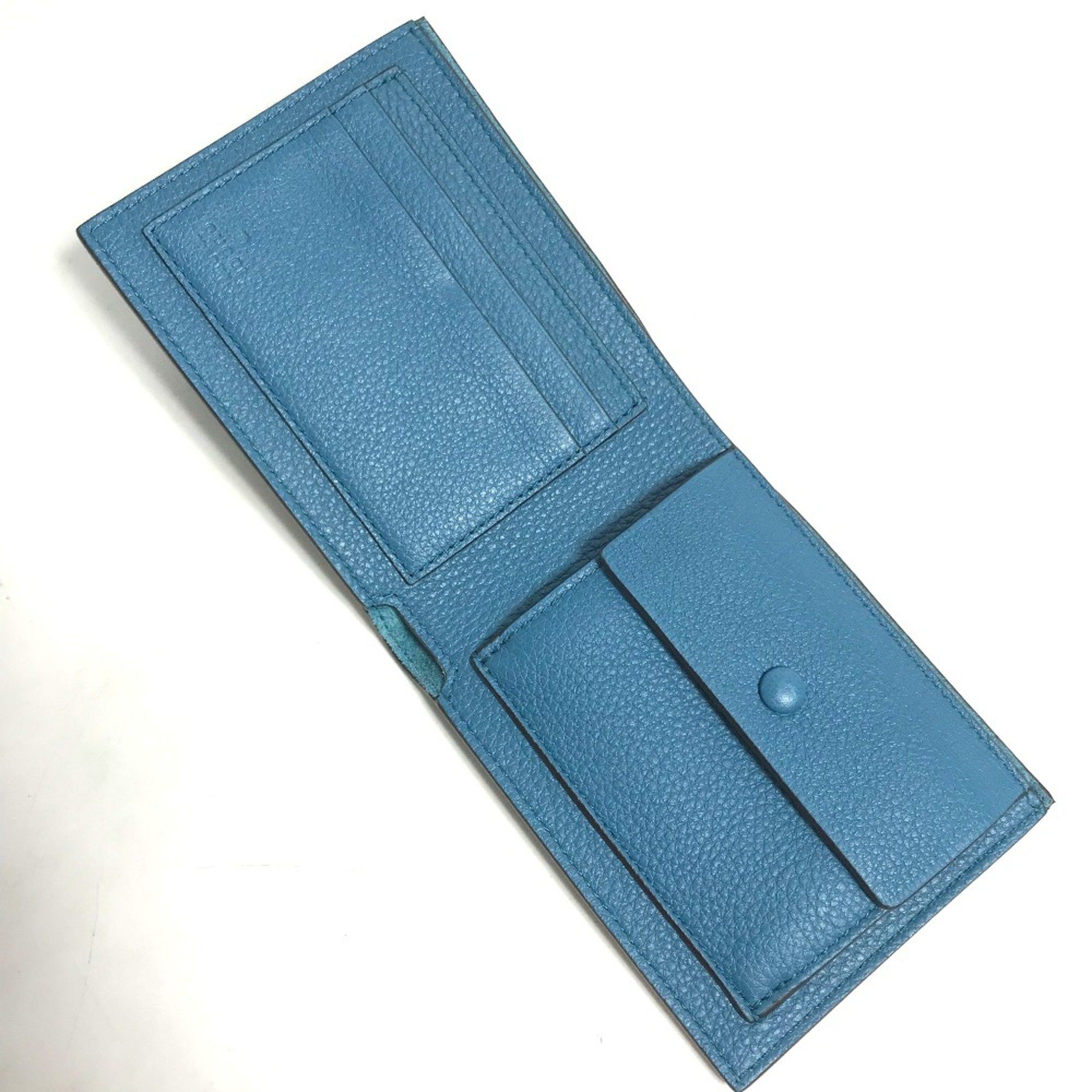 Gucci Gucci 658681 logo Compact wallet Folded wallet blue Size ONE SIZE - 3 Thumbnail