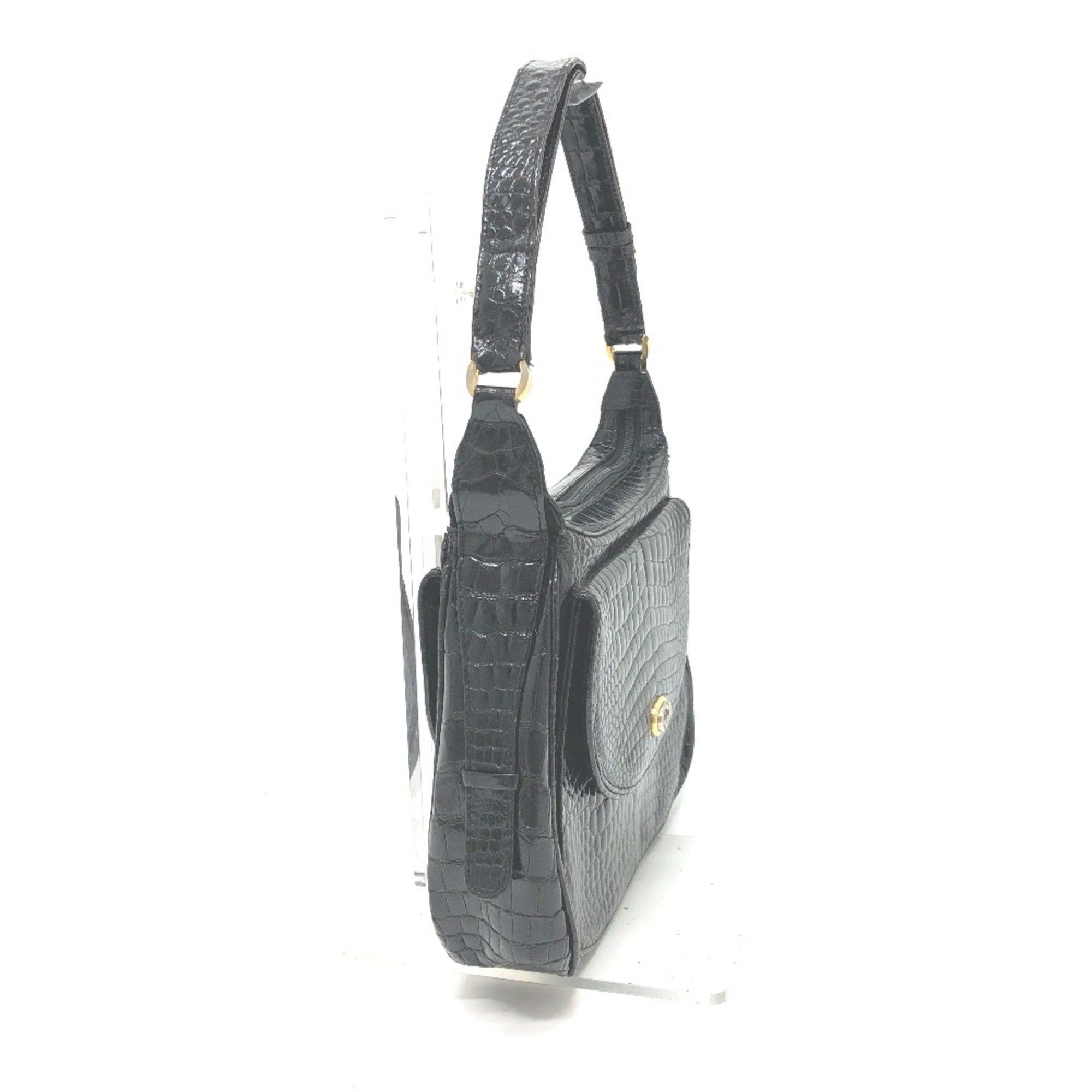 Gucci Gucci logo bag shawl Hand Bag Black Size ONE SIZE - 3 Thumbnail