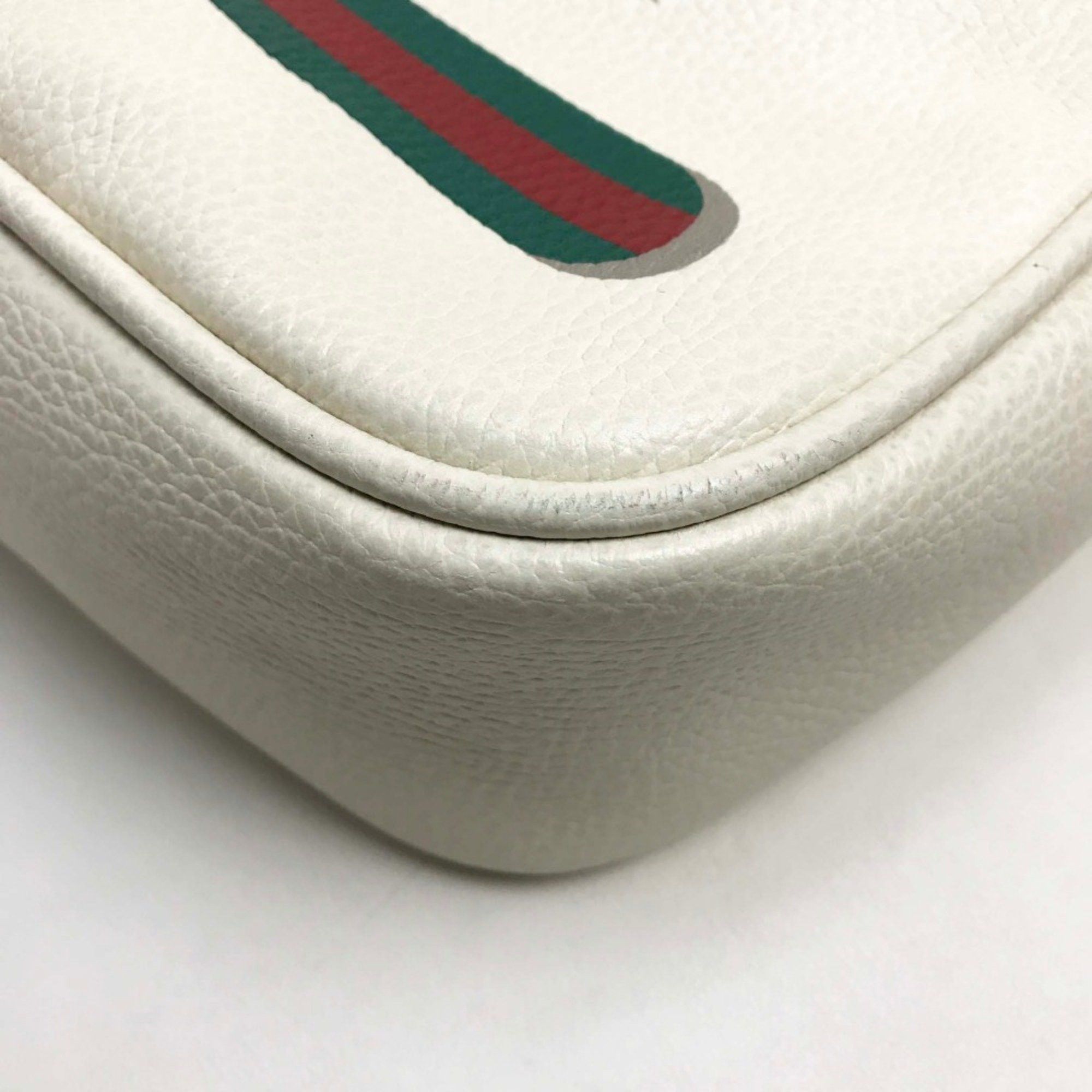 Gucci Gucci 523589 bag messenger bag Shoulder Bag White Size ONE SIZE - 5 Thumbnail