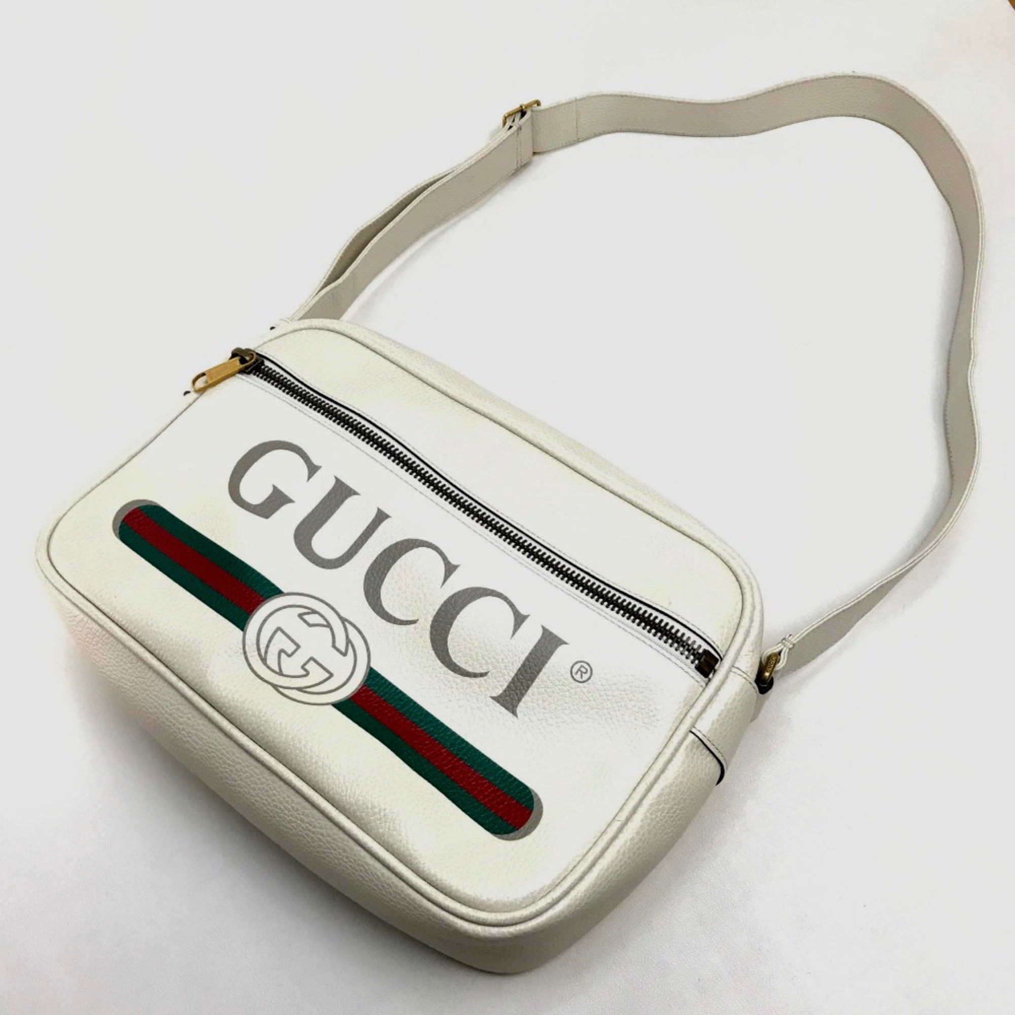 Gucci Gucci 523589 bag messenger bag Shoulder Bag White Size ONE SIZE - 4 Thumbnail