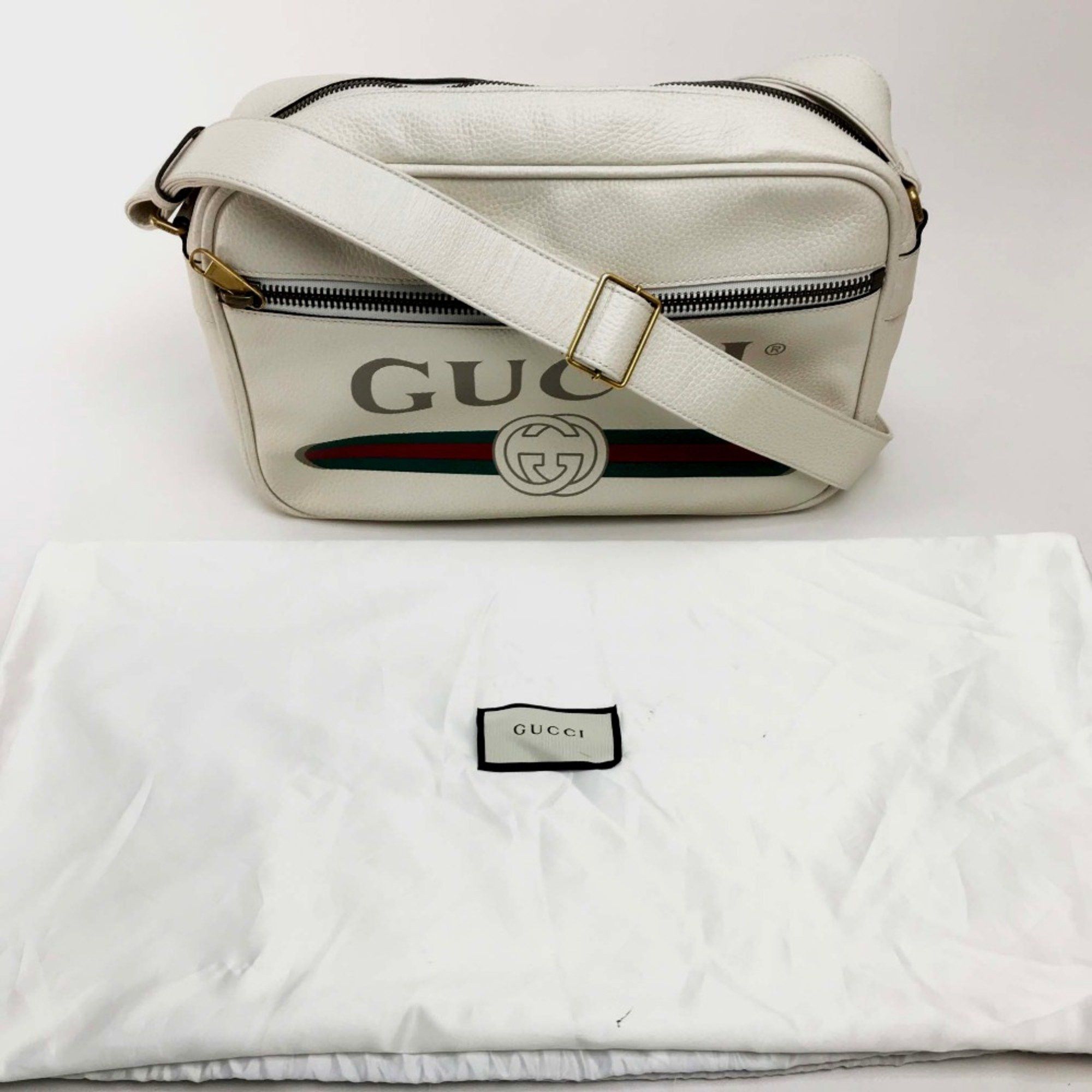 Gucci Gucci 523589 bag messenger bag Shoulder Bag White Size ONE SIZE - 10 Thumbnail