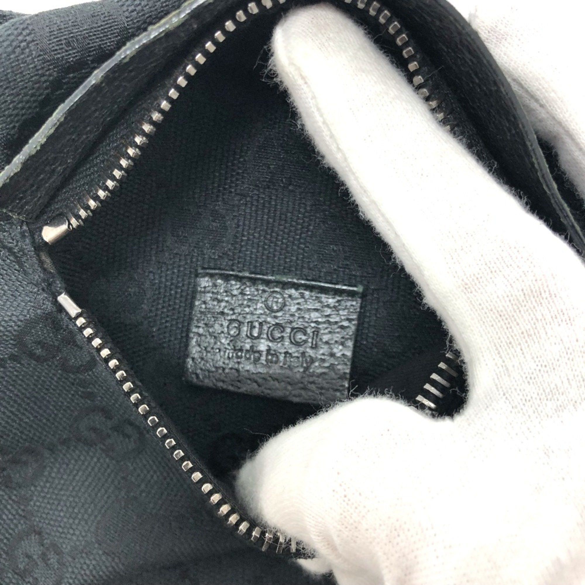Gucci Gucci 28566 GG Bag Waist Pouch Black SilverHardware Size ONE SIZE - 6 Thumbnail