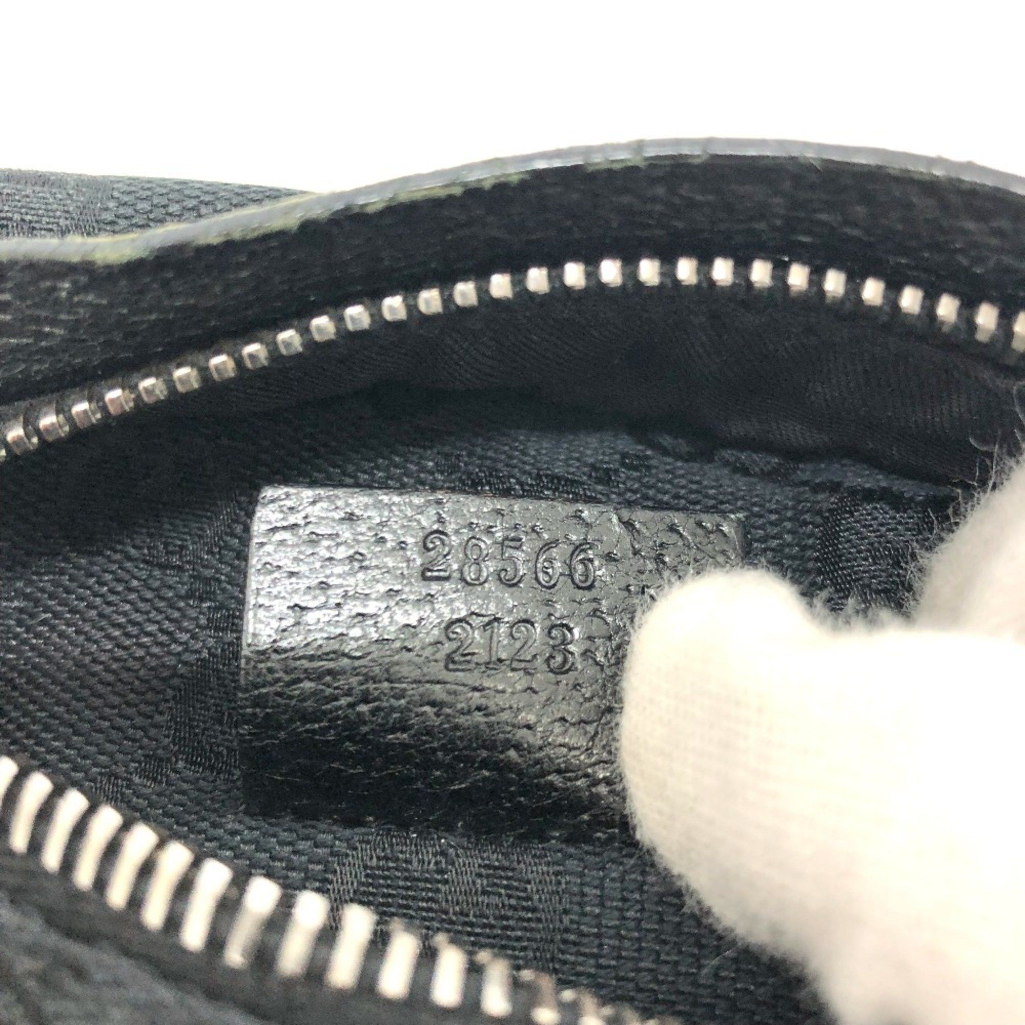 Gucci Gucci 28566 GG Bag Waist Pouch Black SilverHardware Size ONE SIZE - 7 Thumbnail