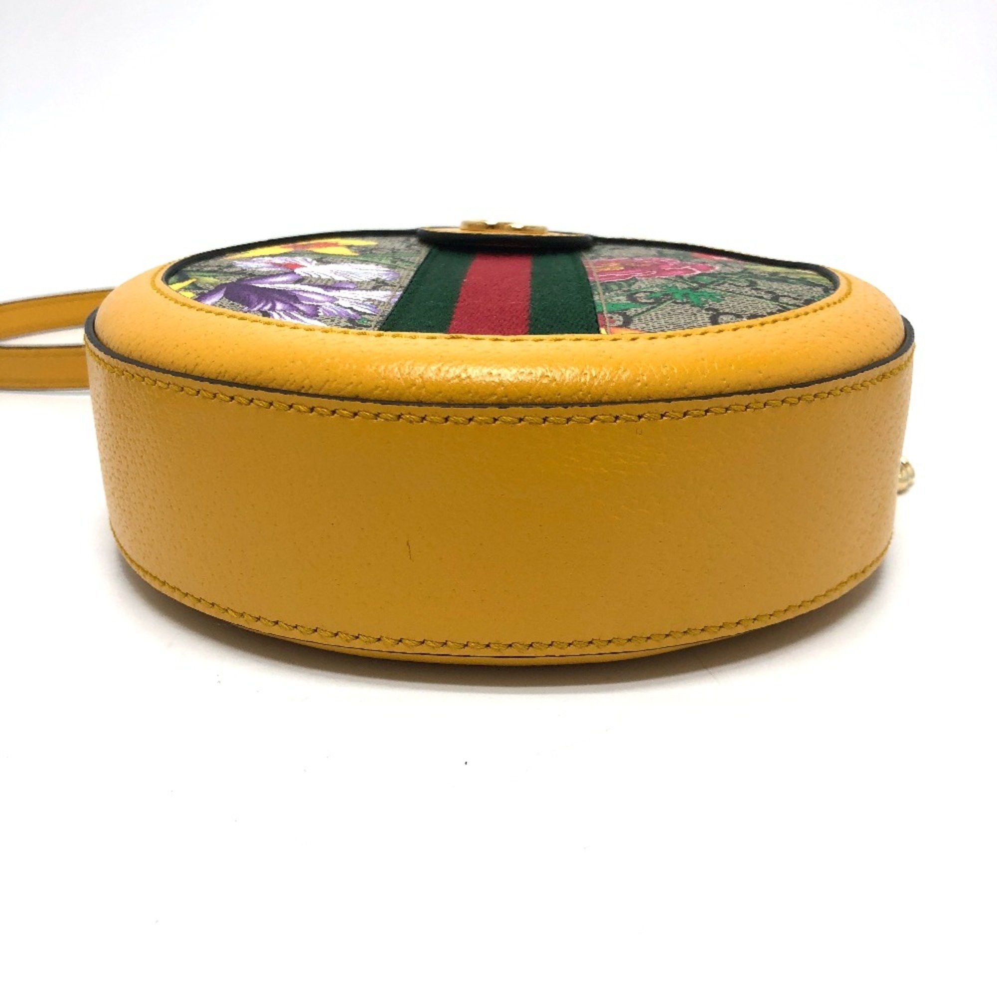 Gucci Gucci 550618 GG shoulder bag Shoulder Bag yellow Size ONE SIZE - 4 Thumbnail