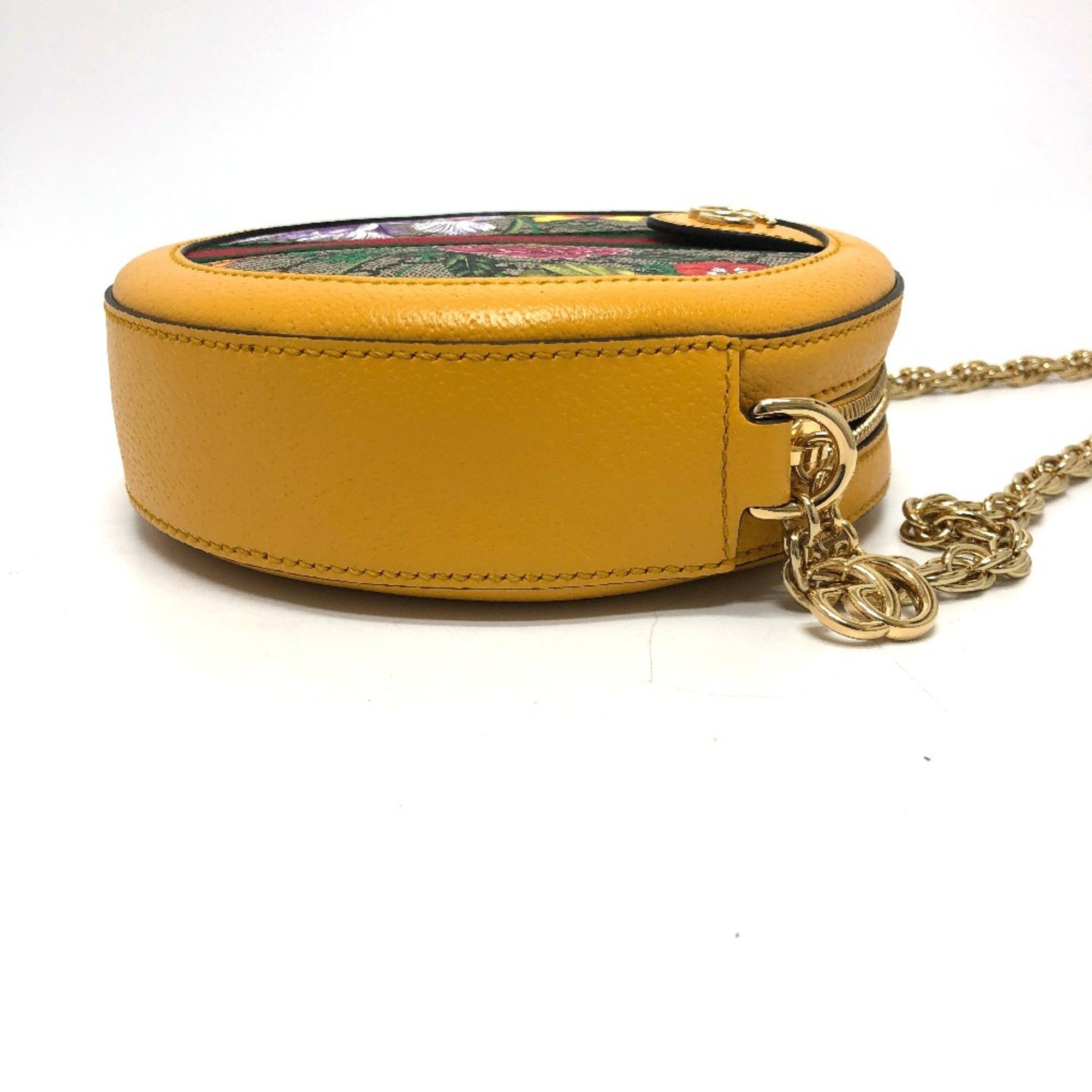 Gucci Gucci 550618 GG shoulder bag Shoulder Bag yellow Size ONE SIZE - 3 Thumbnail