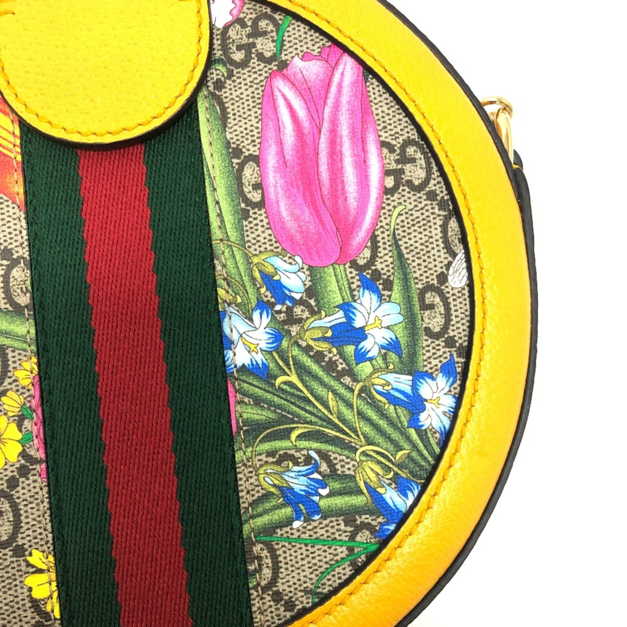 Gucci Gucci 550618 GG shoulder bag Shoulder Bag yellow Size ONE SIZE - 12 Thumbnail