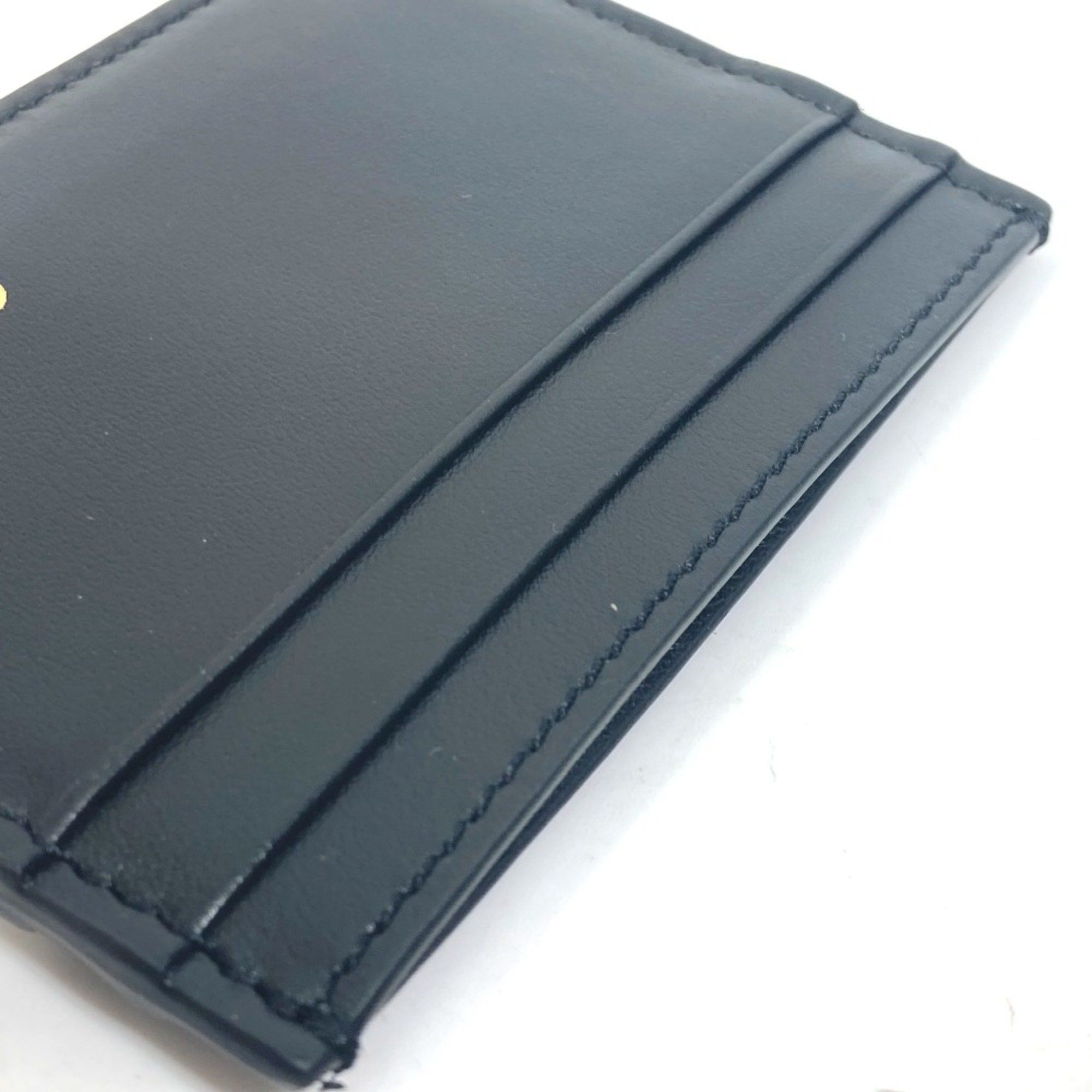 Gucci Gucci 547596 logo Pass case Card Case Black Gold Size ONE SIZE - 9 Thumbnail
