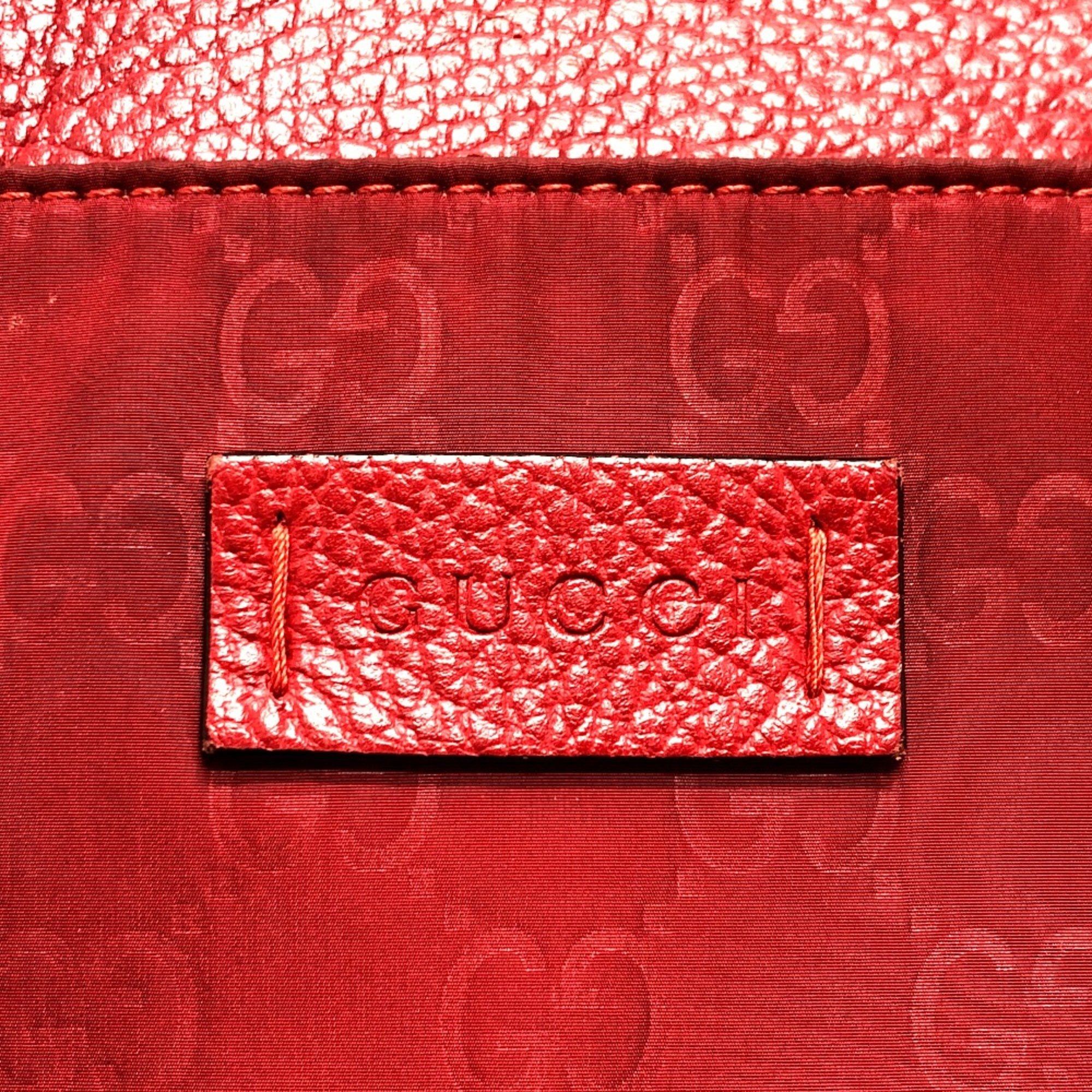 Gucci Gucci 510342 GG Bag Shoulder Bag Red SilverHardware Size ONE SIZE - 9 Thumbnail