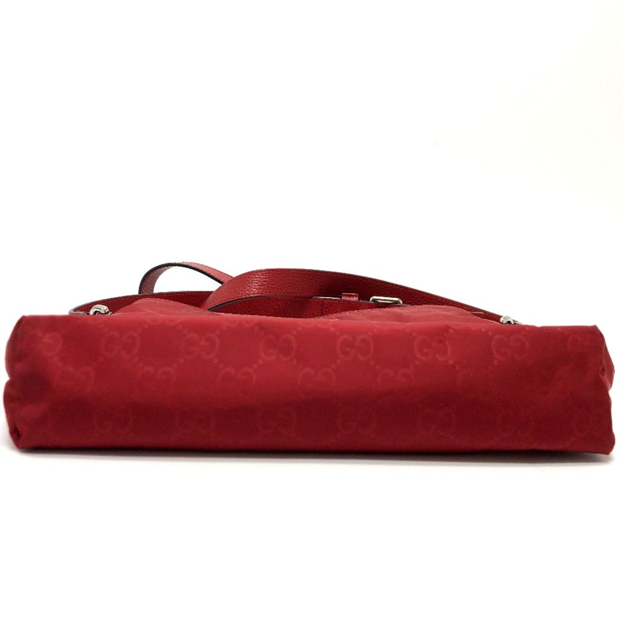 Gucci Gucci 510342 GG Bag Shoulder Bag Red SilverHardware Size ONE SIZE - 4 Thumbnail