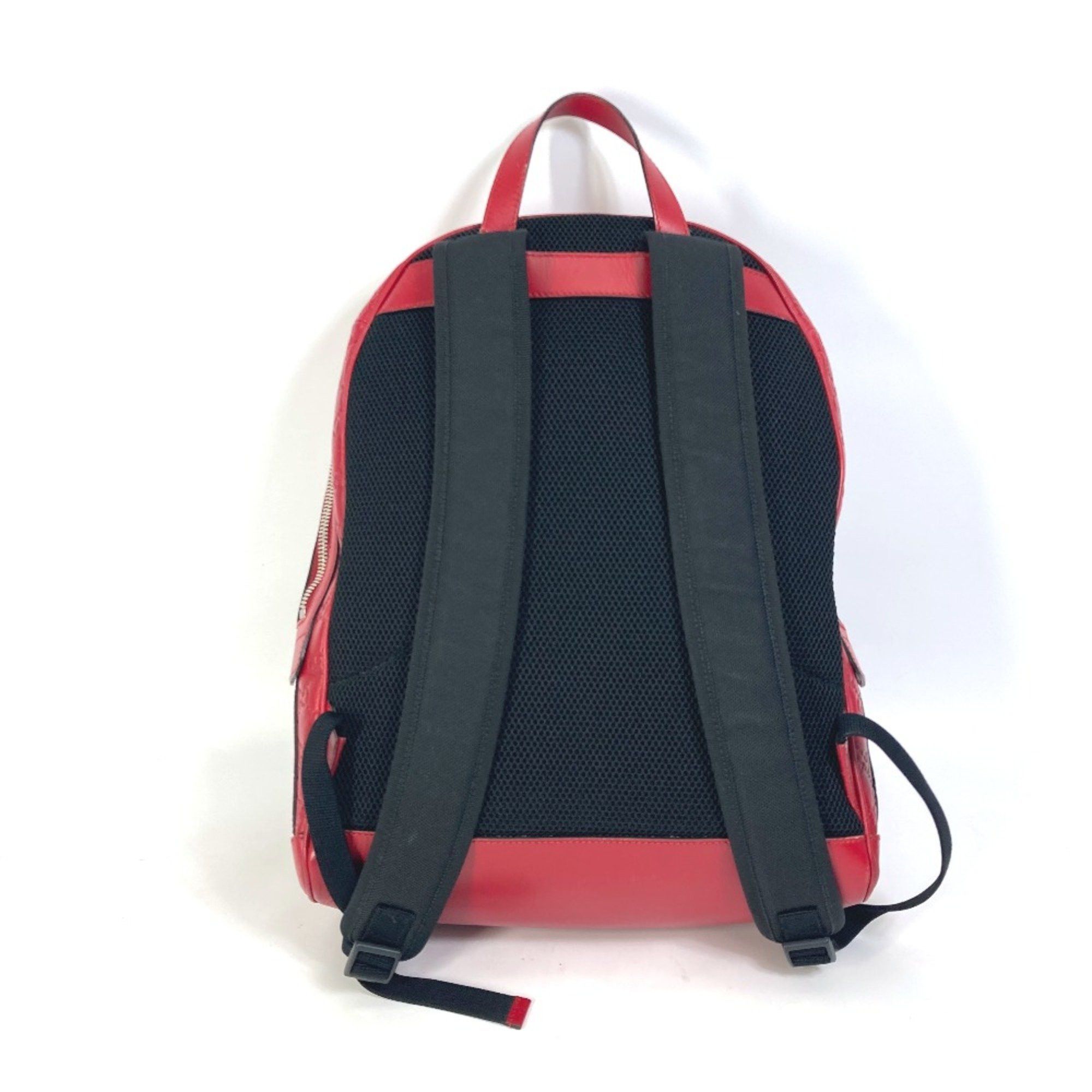 Gucci Gucci 406370 Guccissima backpack bag Backpack Red Size ONE SIZE - 2 Thumbnail