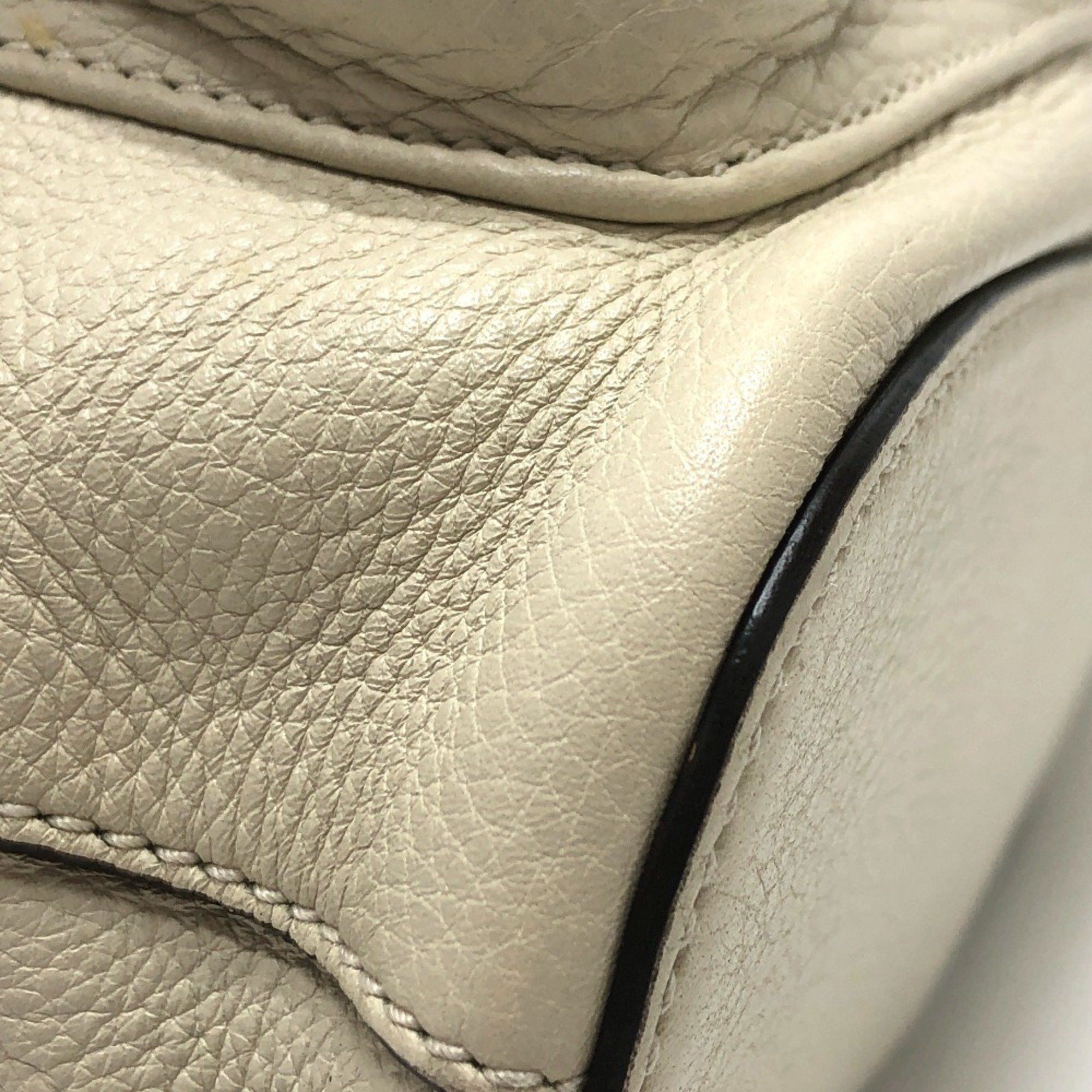 Gucci Gucci 370833 Bamboo Backpack WhiteBased SilverHardware Size ONE SIZE - 5 Thumbnail