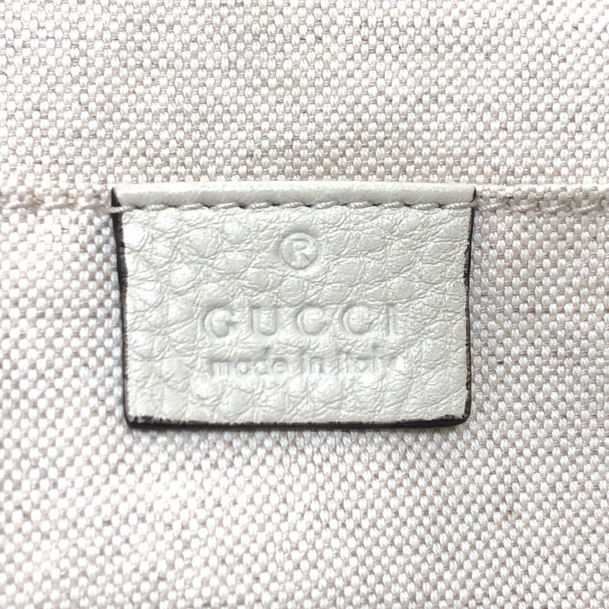 Gucci Gucci 370833 Bamboo Backpack WhiteBased SilverHardware Size ONE SIZE - 15 Thumbnail