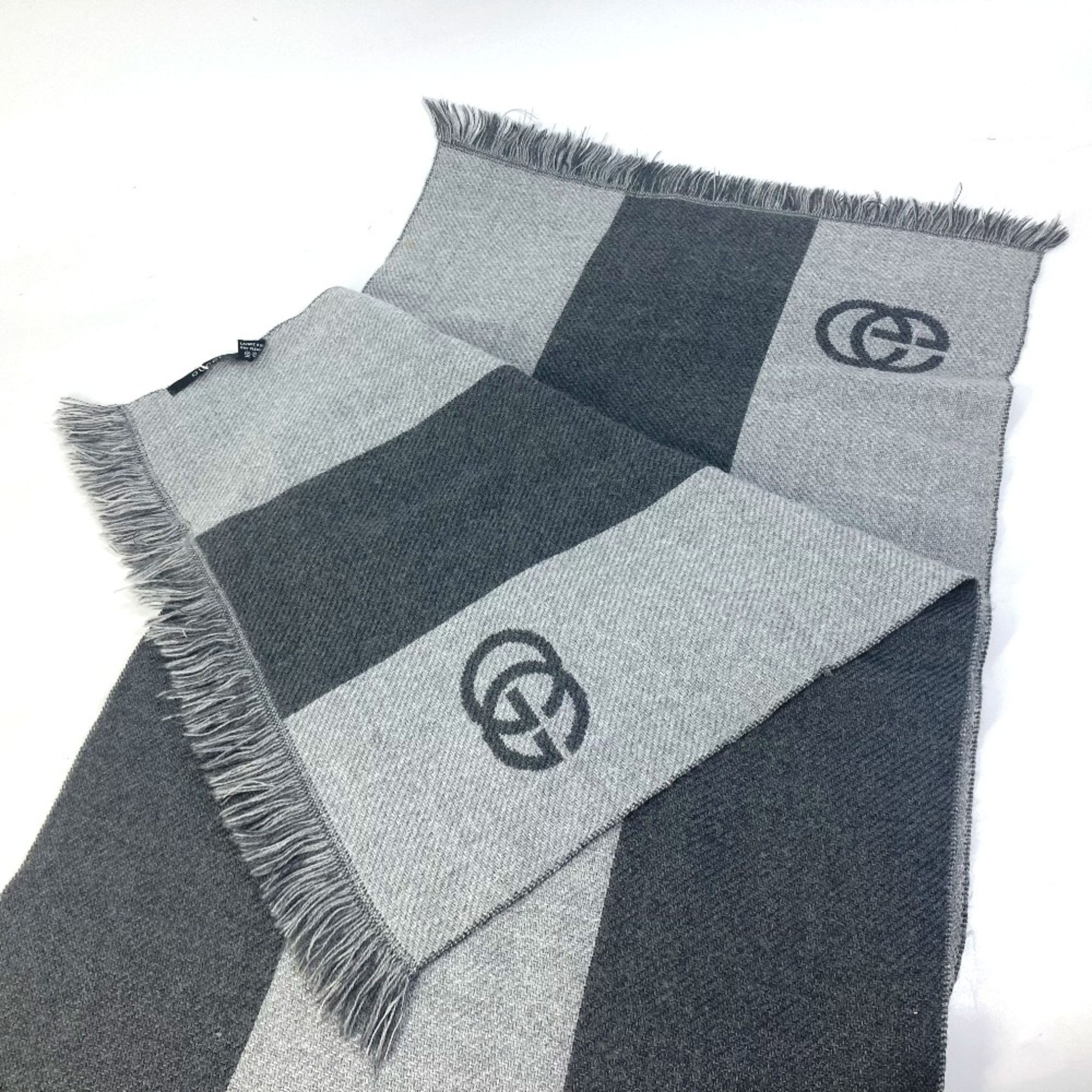 Gucci Gucci Scarf gray Size ONE SIZE - 4 Thumbnail