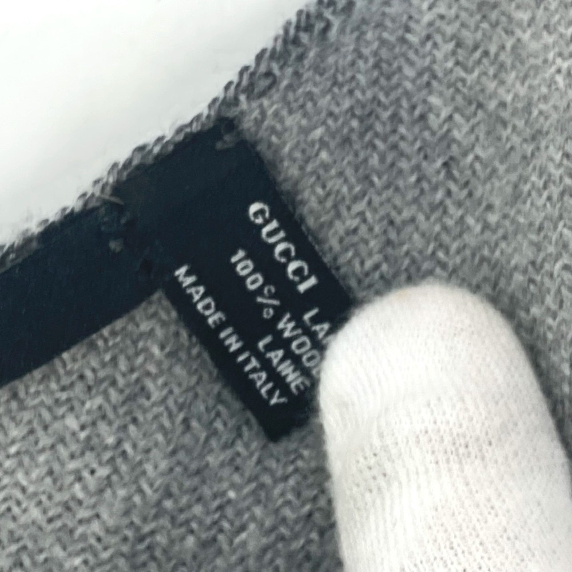 Gucci Gucci Scarf gray Size ONE SIZE - 5 Thumbnail