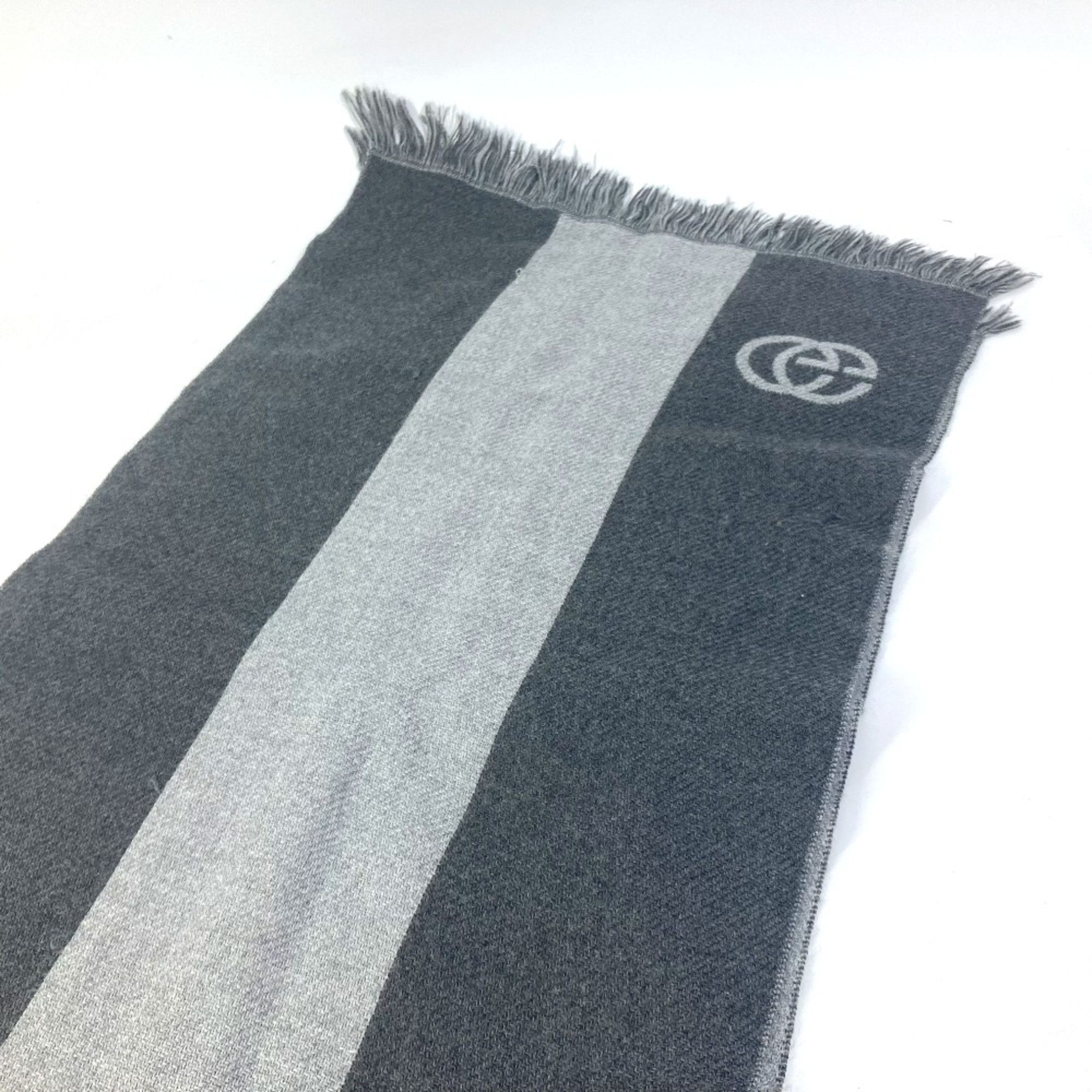 Gucci Gucci Scarf gray Size ONE SIZE - 3 Thumbnail