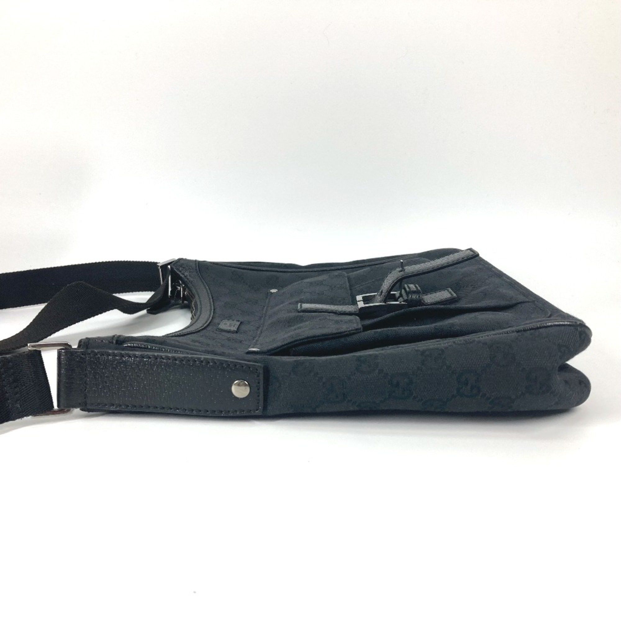 Gucci Gucci 114272 GG Crossbody bag Shoulder Bag Black Size ONE SIZE - 3 Thumbnail