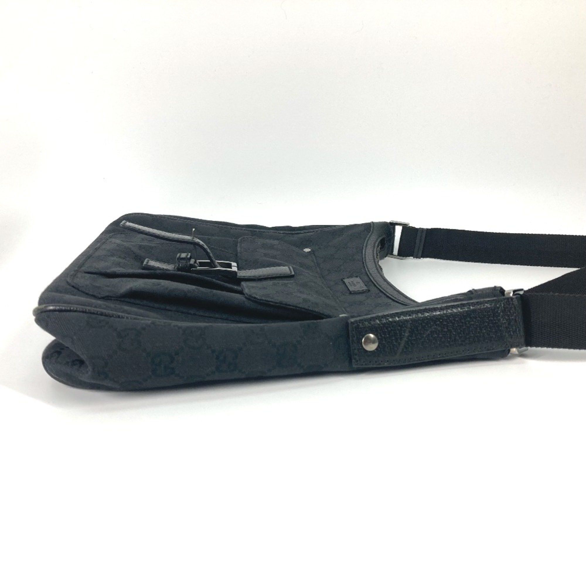 Gucci Gucci 114272 GG Crossbody bag Shoulder Bag Black Size ONE SIZE - 4 Thumbnail
