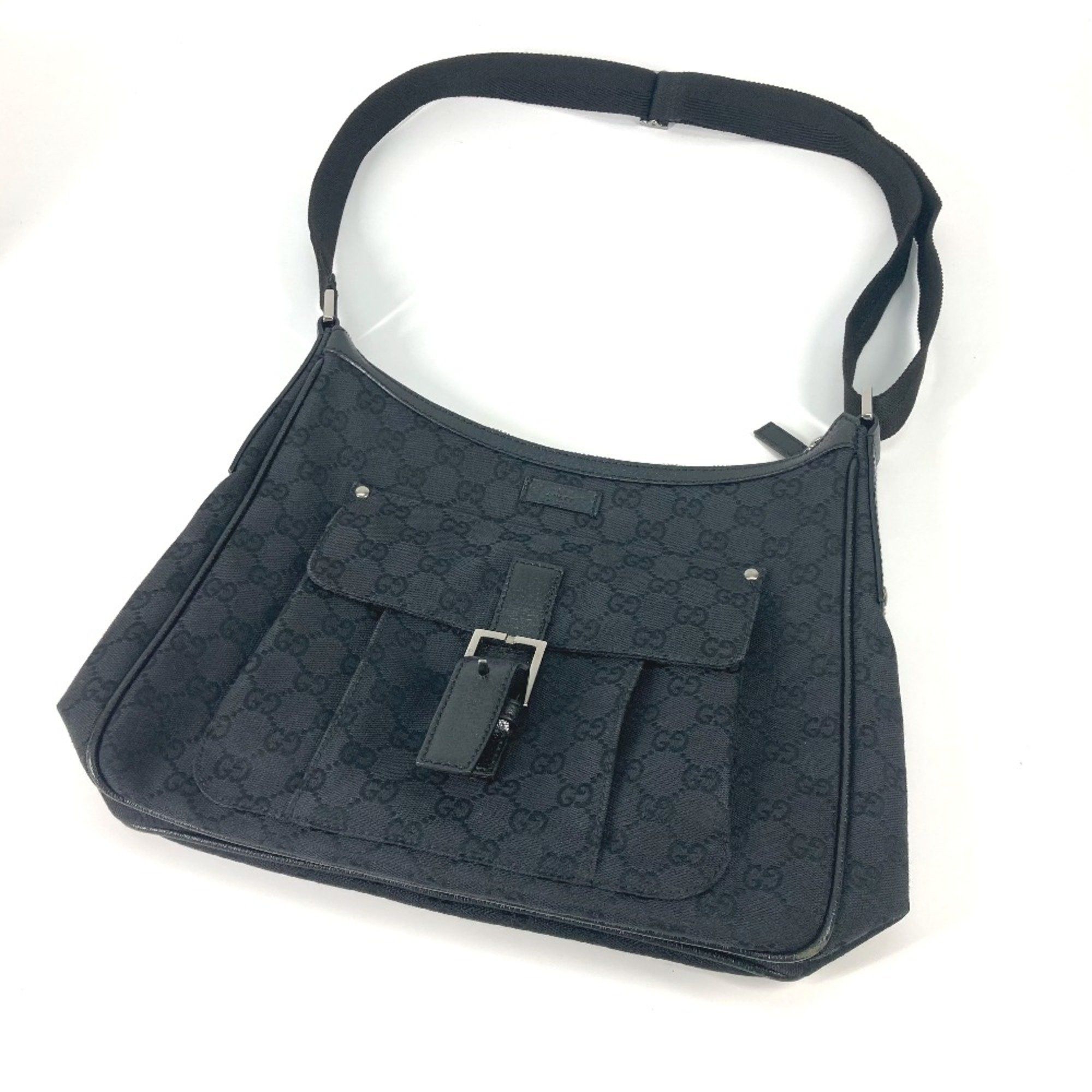 Gucci Gucci 114272 GG Crossbody bag Shoulder Bag Black Size ONE SIZE - 9 Thumbnail