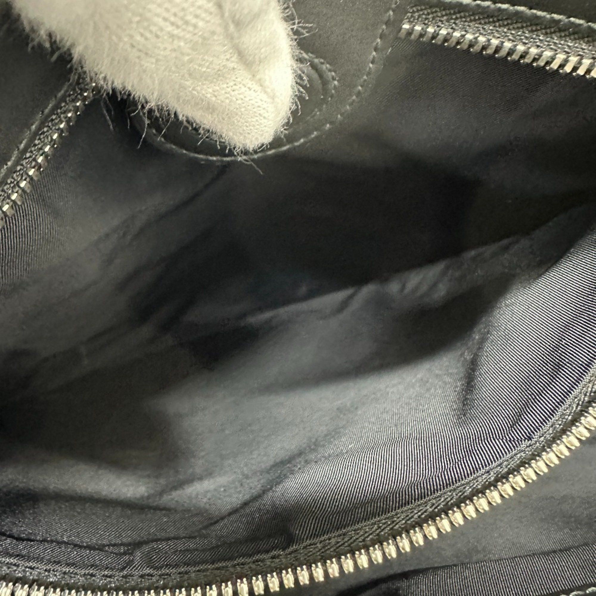 Gucci Gucci 456217 GG Hand Bag Tote Bag Beige Black Size ONE SIZE - 5 Thumbnail