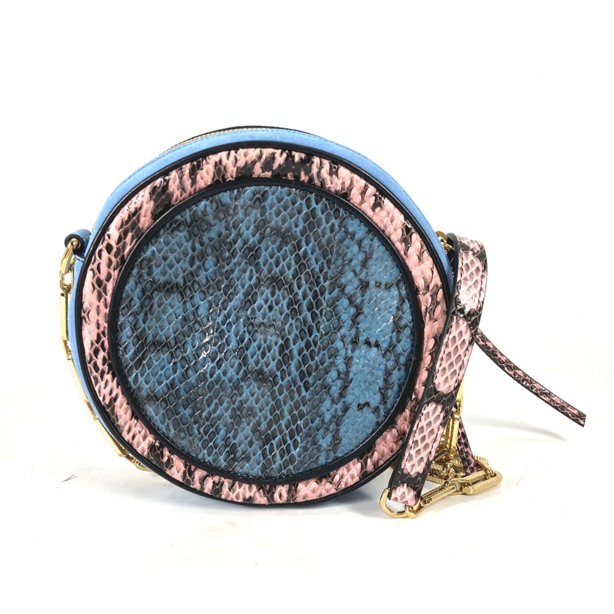 Gucci Gucci 499823 Round Pochette Crossbody Chain Shoulder Bag blue Size ONE SIZE - 2 Thumbnail