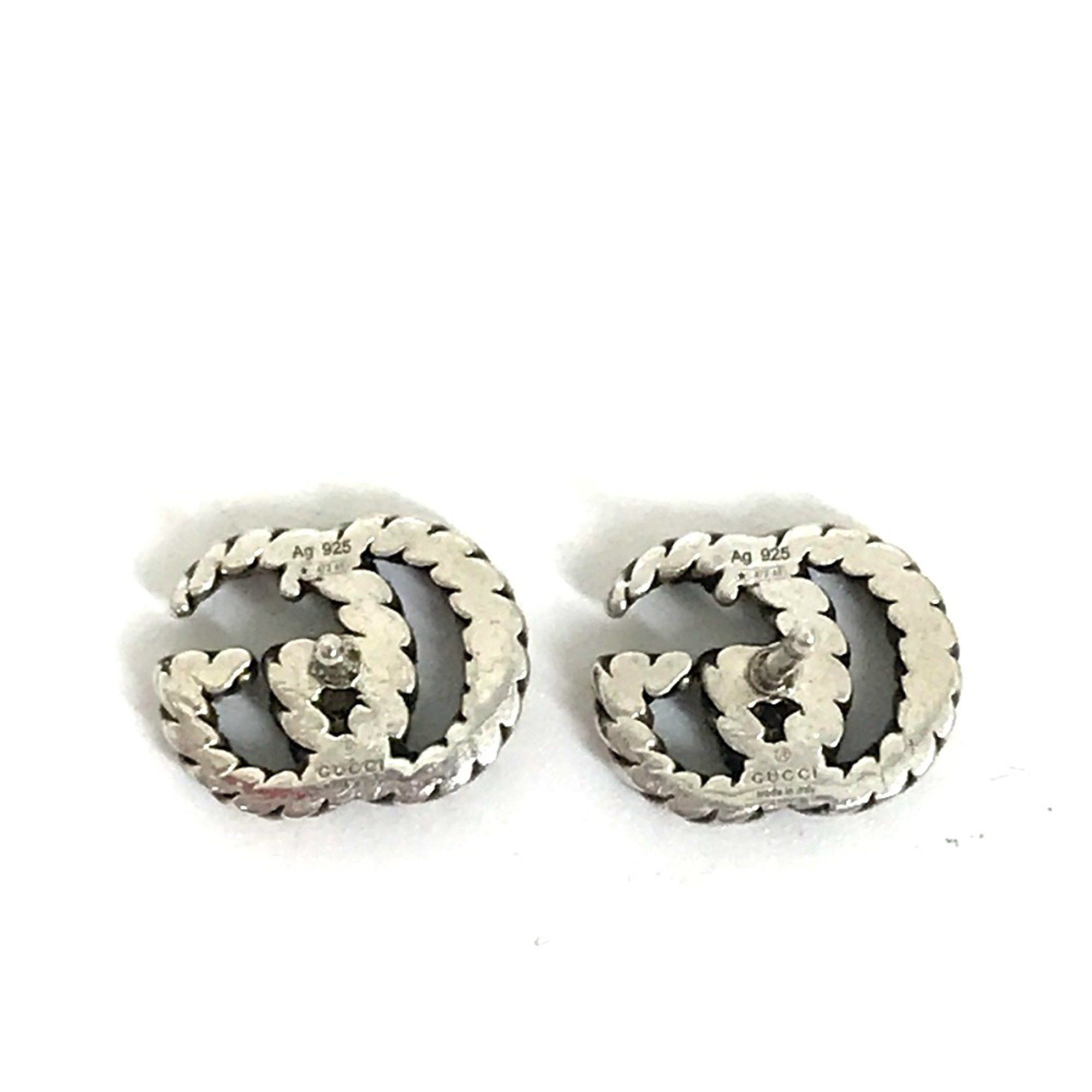 Gucci Gucci Logo GG Marmont Accessories Pierce Silver Size ONE SIZE - 6 Thumbnail