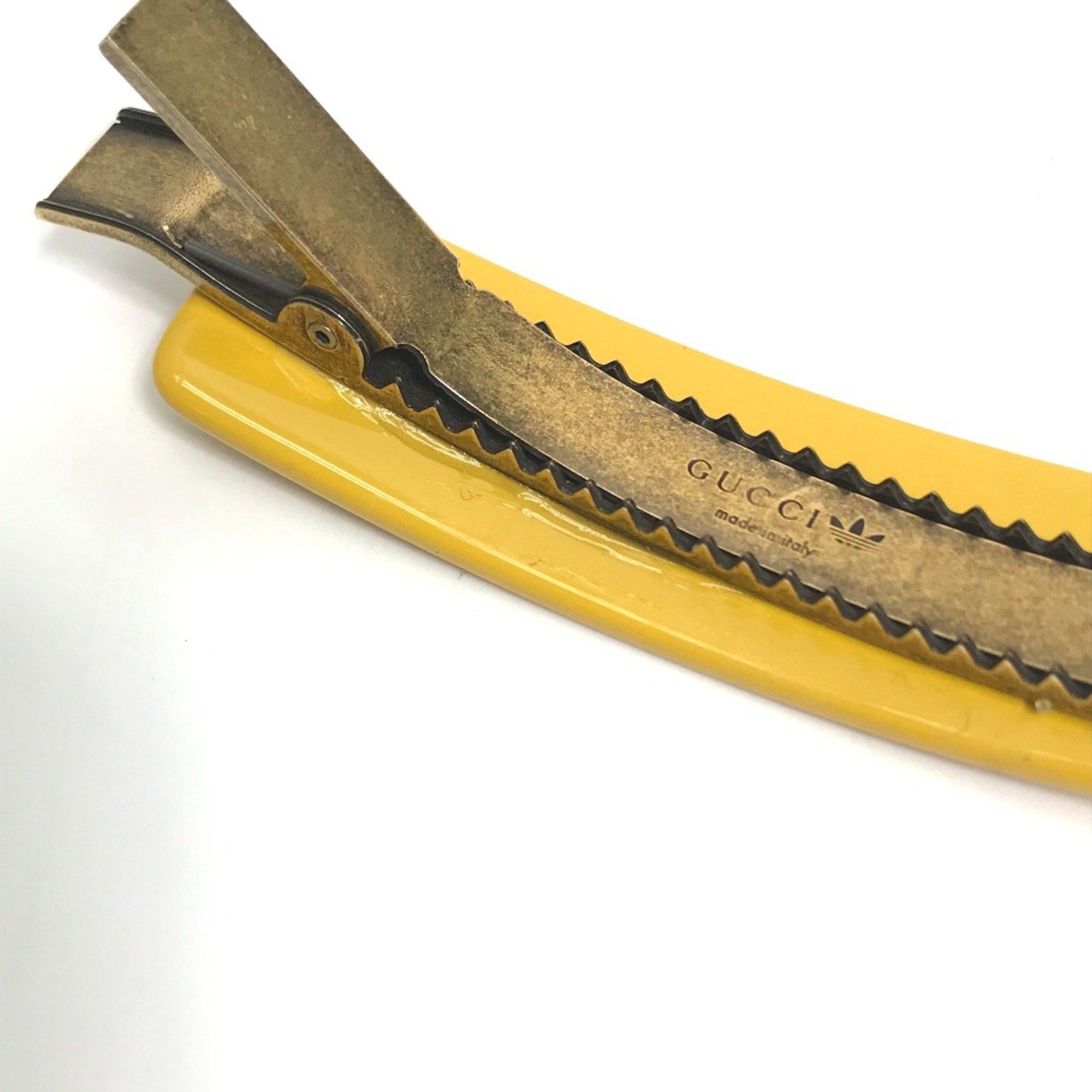 Gucci Gucci 702940 hair accessory Barrette Valletta yellow Size ONE SIZE - 8 Thumbnail