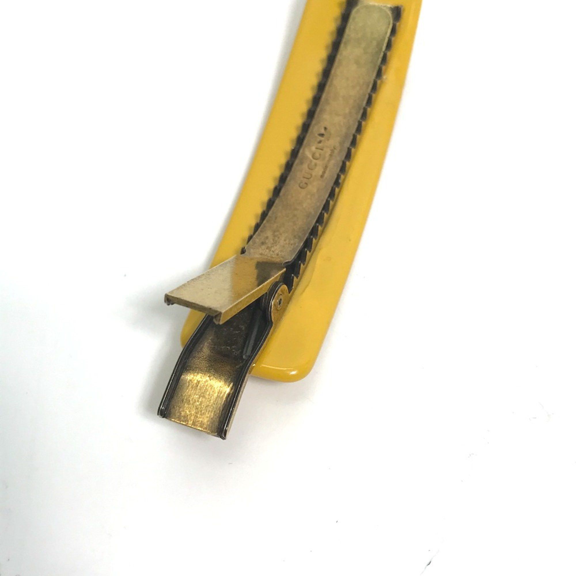 Gucci Gucci 702940 hair accessory Barrette Valletta yellow Size ONE SIZE - 7 Thumbnail