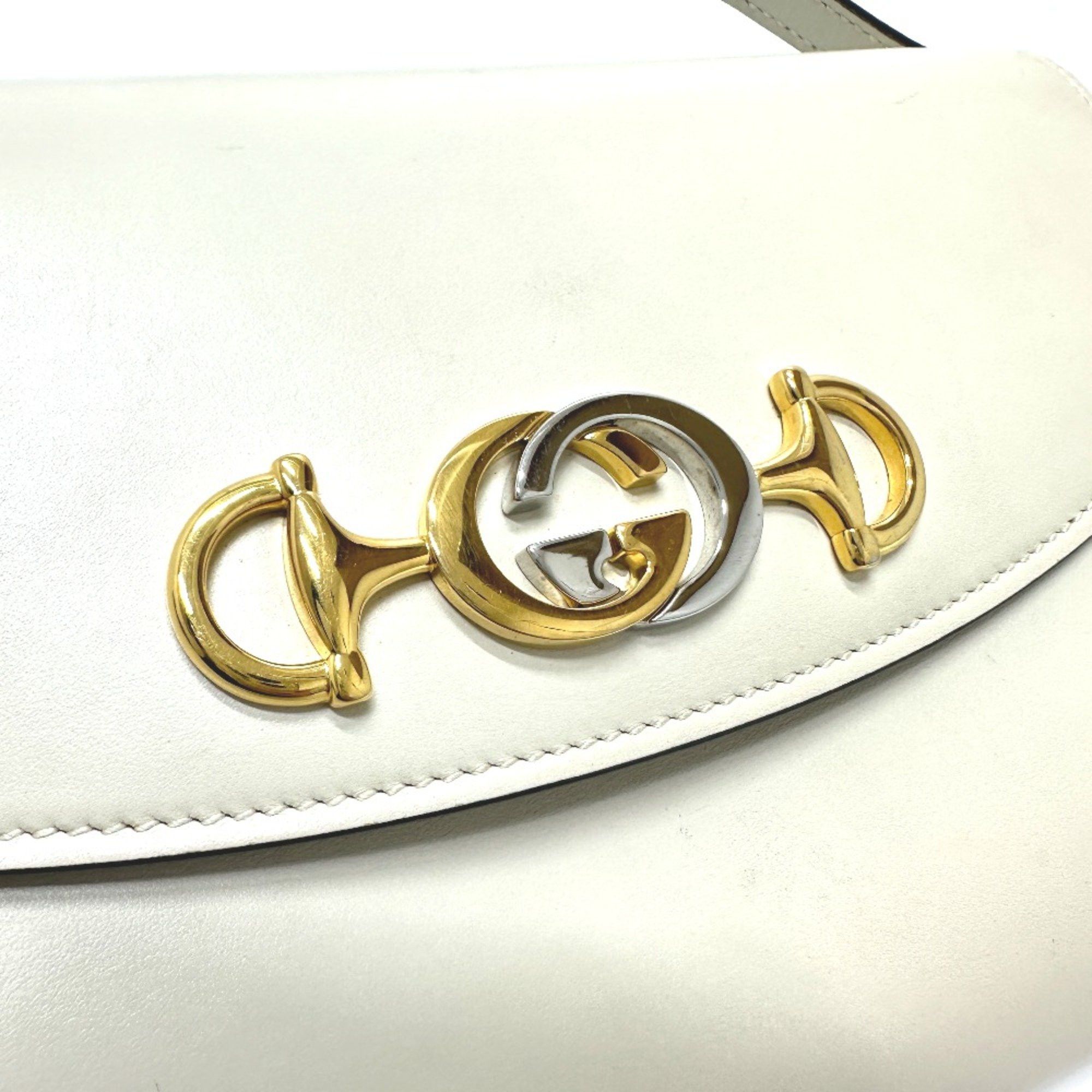 Gucci Gucci 572375 Chain Shoulder Bag Off White Size ONE SIZE - 6 Thumbnail